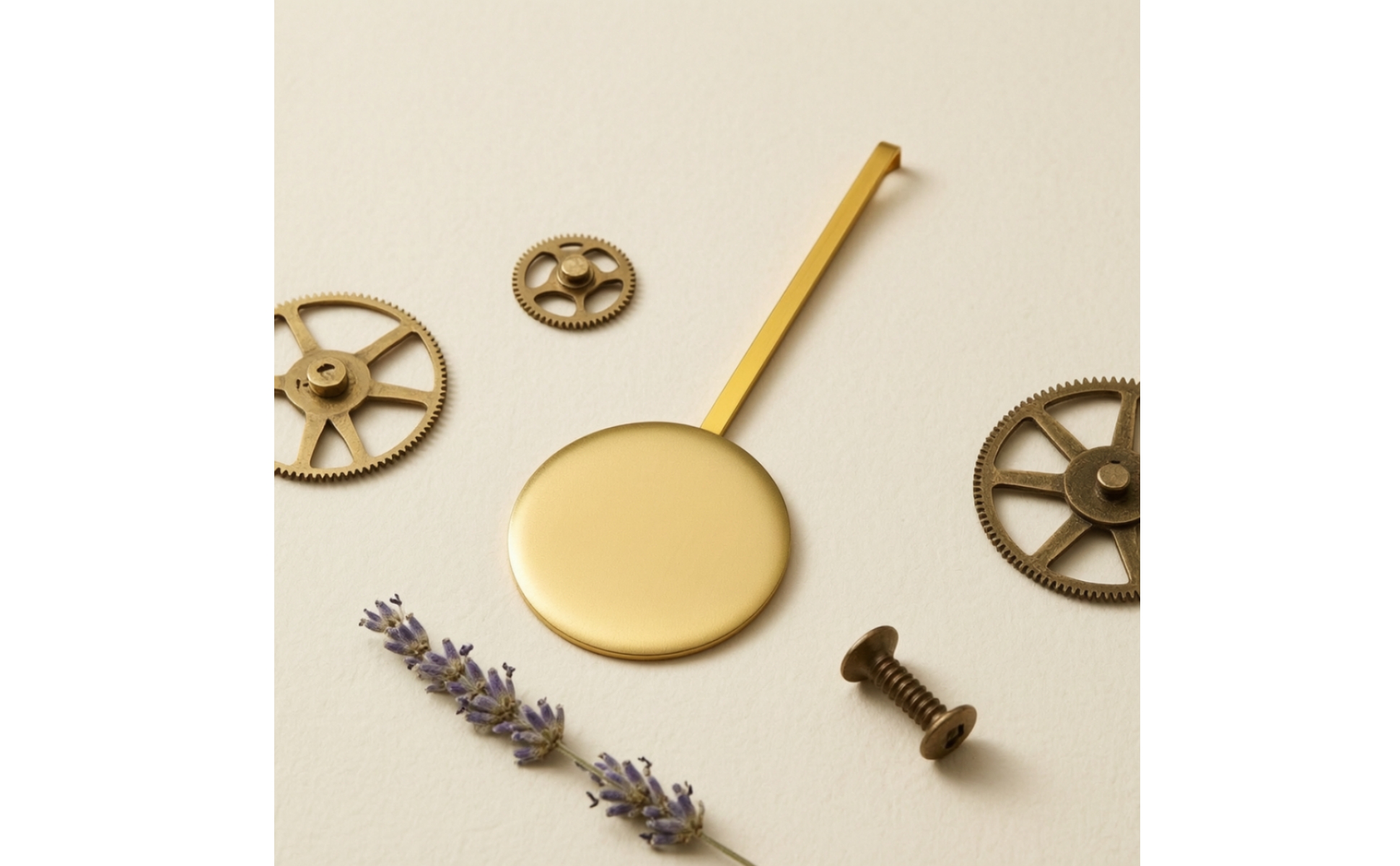 Clock Pendulum Gold-Tone Replacement Pendulum Decorative for DIY Projects