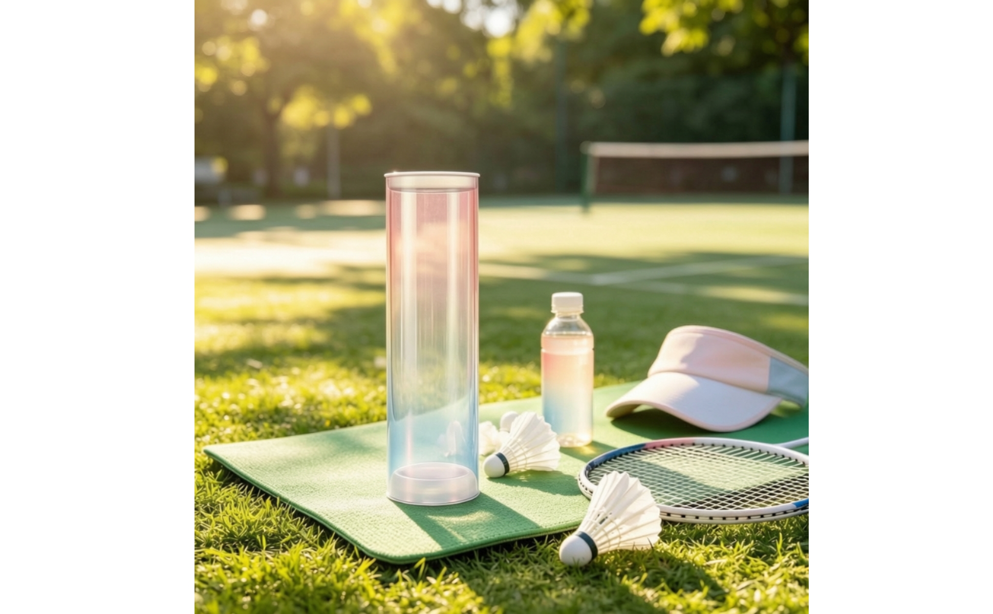 Shuttlecock Storage Tube Transparent Badminton Shuttlecock Case Clear
