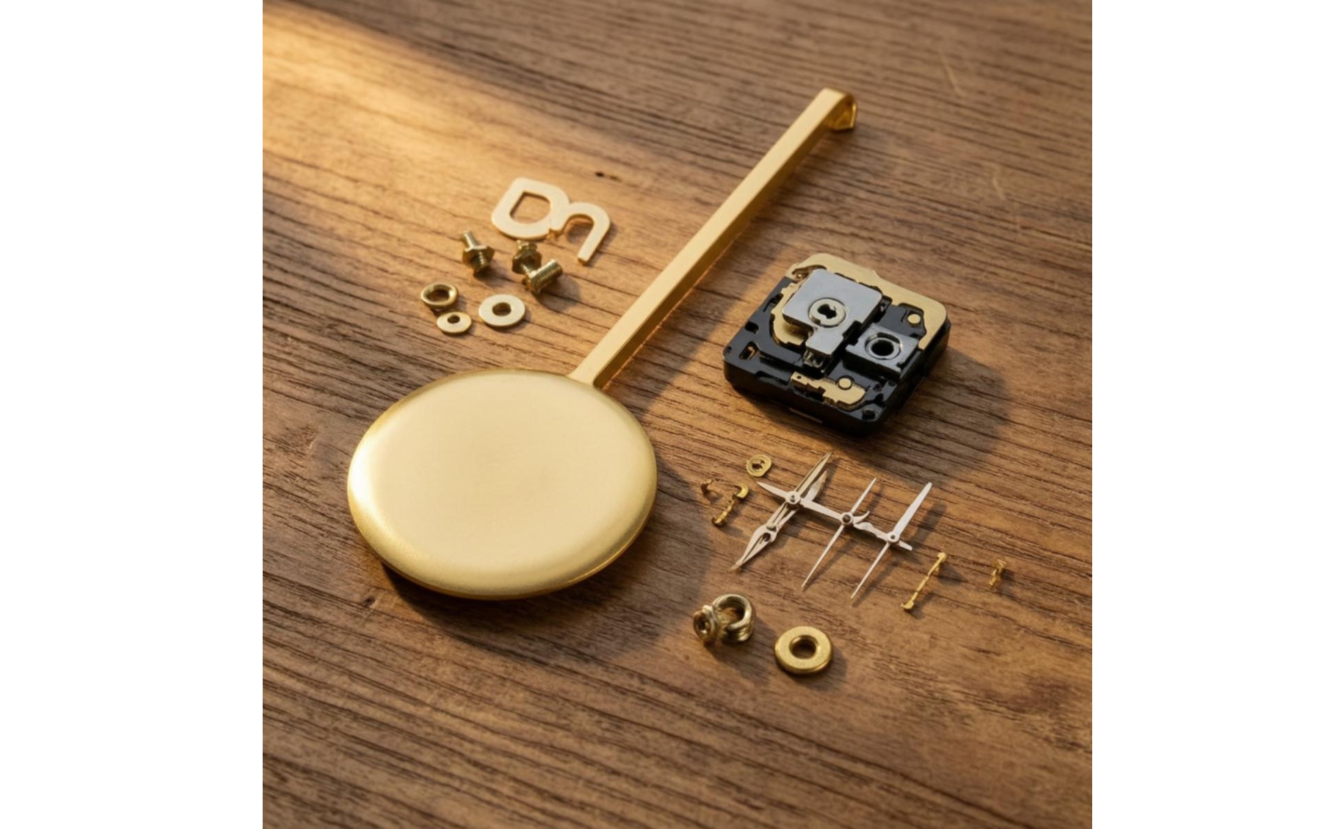 Clock Pendulum Gold-Tone Replacement Pendulum Decorative for DIY Projects