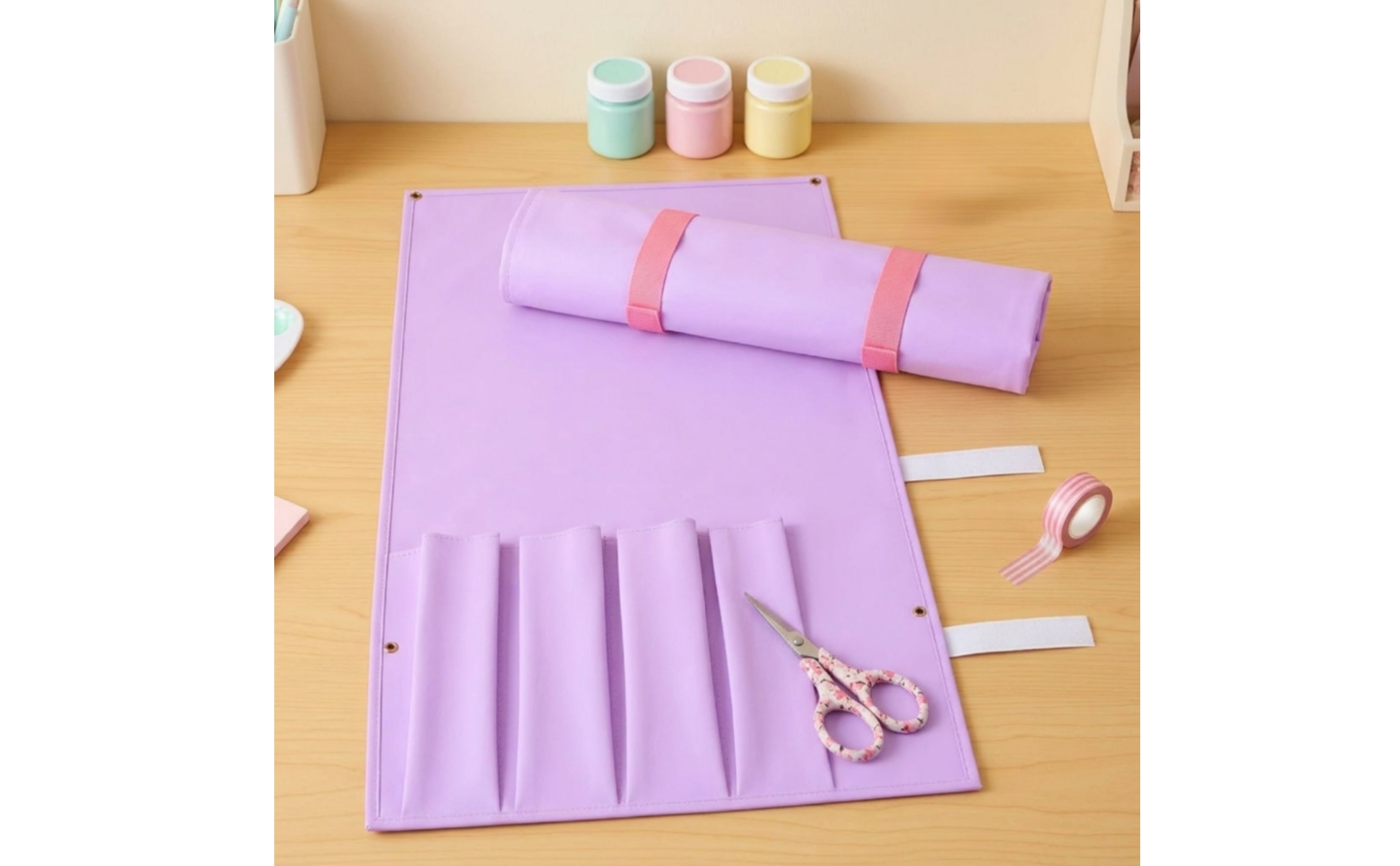 Mahjong-Aufbewahrungstasche Rollbar Mahjong-Tasche Faltbar für Reisen, Zuhause