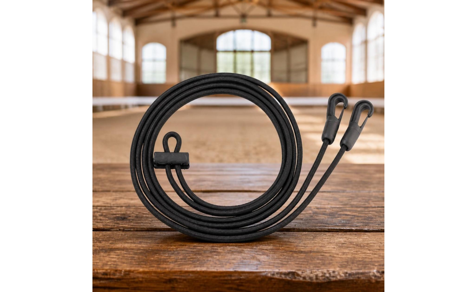 Elastischer Ausbinder mit Karabinerhaken elastisch elastischer Hilfszügel