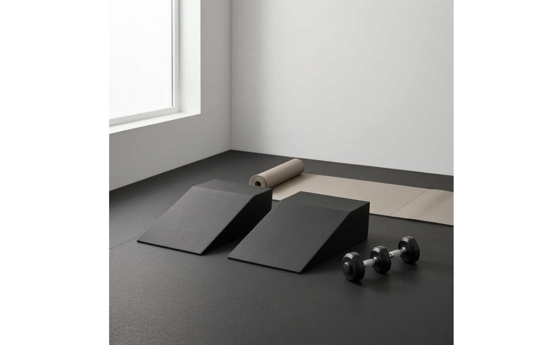 Foam Slant Board Non-Slip Squat Wedge Block Lightweight