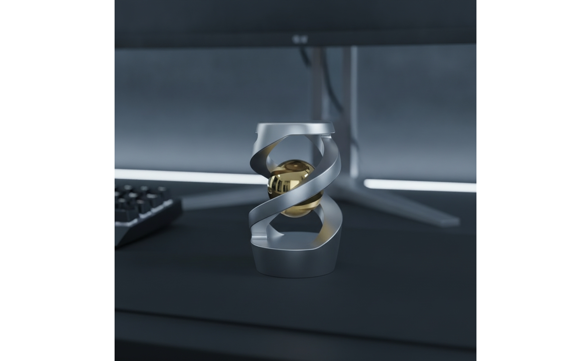 Metal Rotating Top Aluminum Alloy Rotating Top Toy Stress-Relief for Study Table