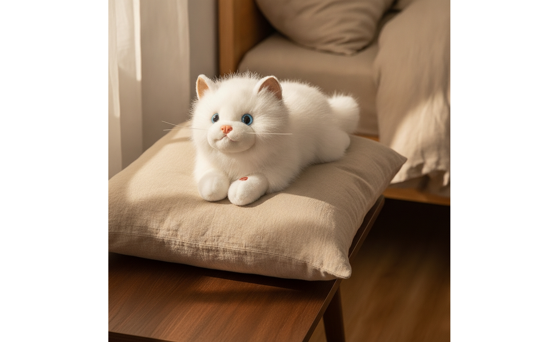 Stuffed Cat Fuzzy Stuffed Cat Soft for Sleepytime, Playroom, Kids