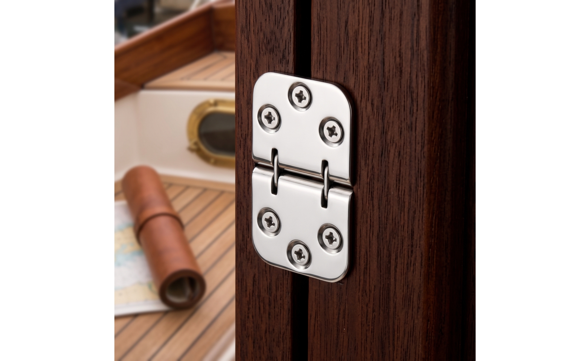 Stamped Hinge Polished Hinge Resistant for Boat Owners, Builders