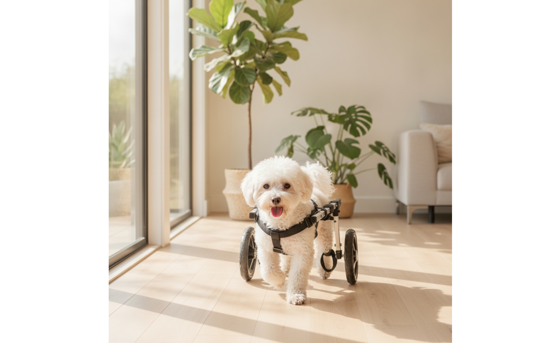 Hunderollstuhl verstellbar hundewagen mit geschirr leicht für garten, zuhause