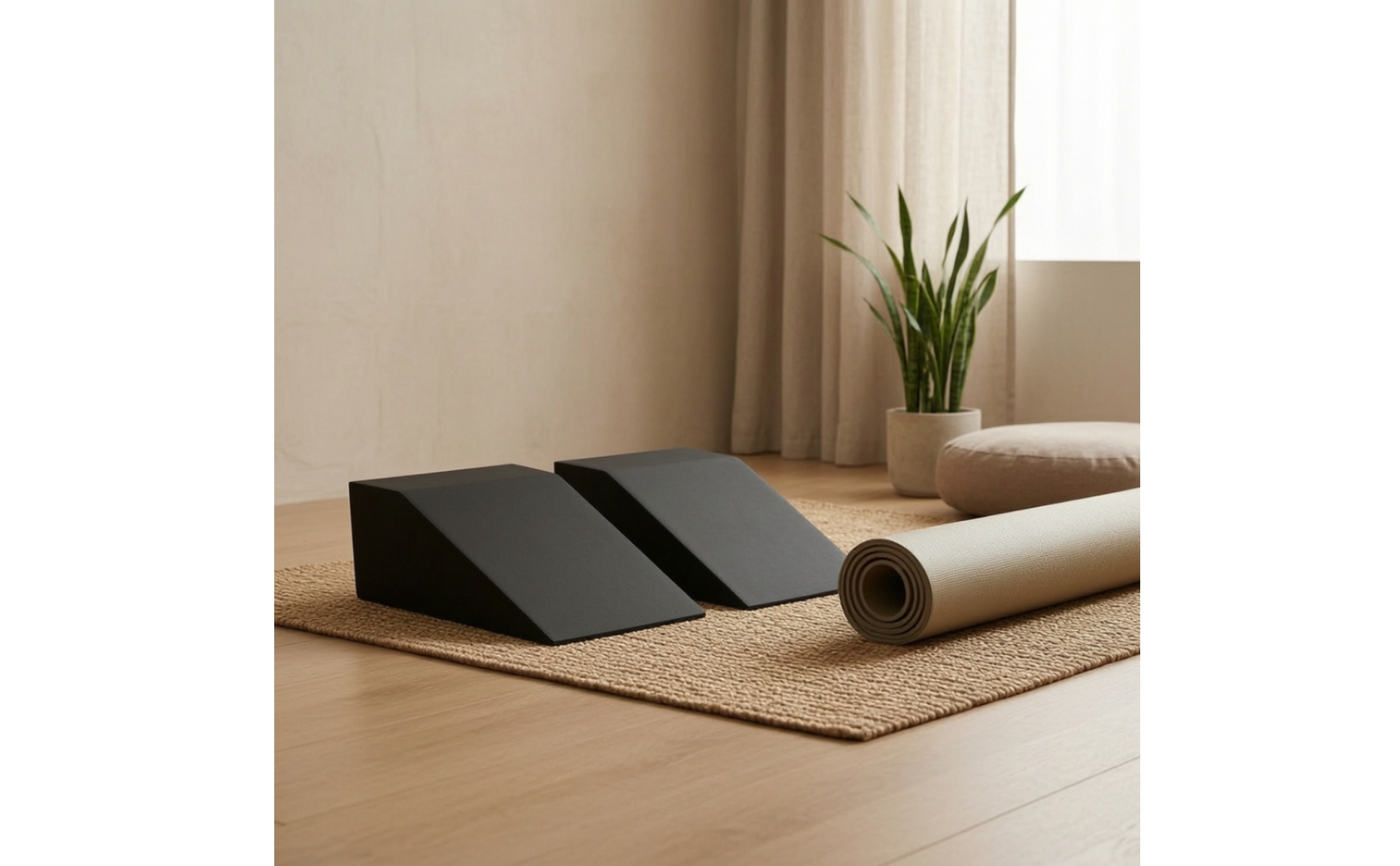 Foam Slant Board Non-Slip Squat Wedge Block Lightweight