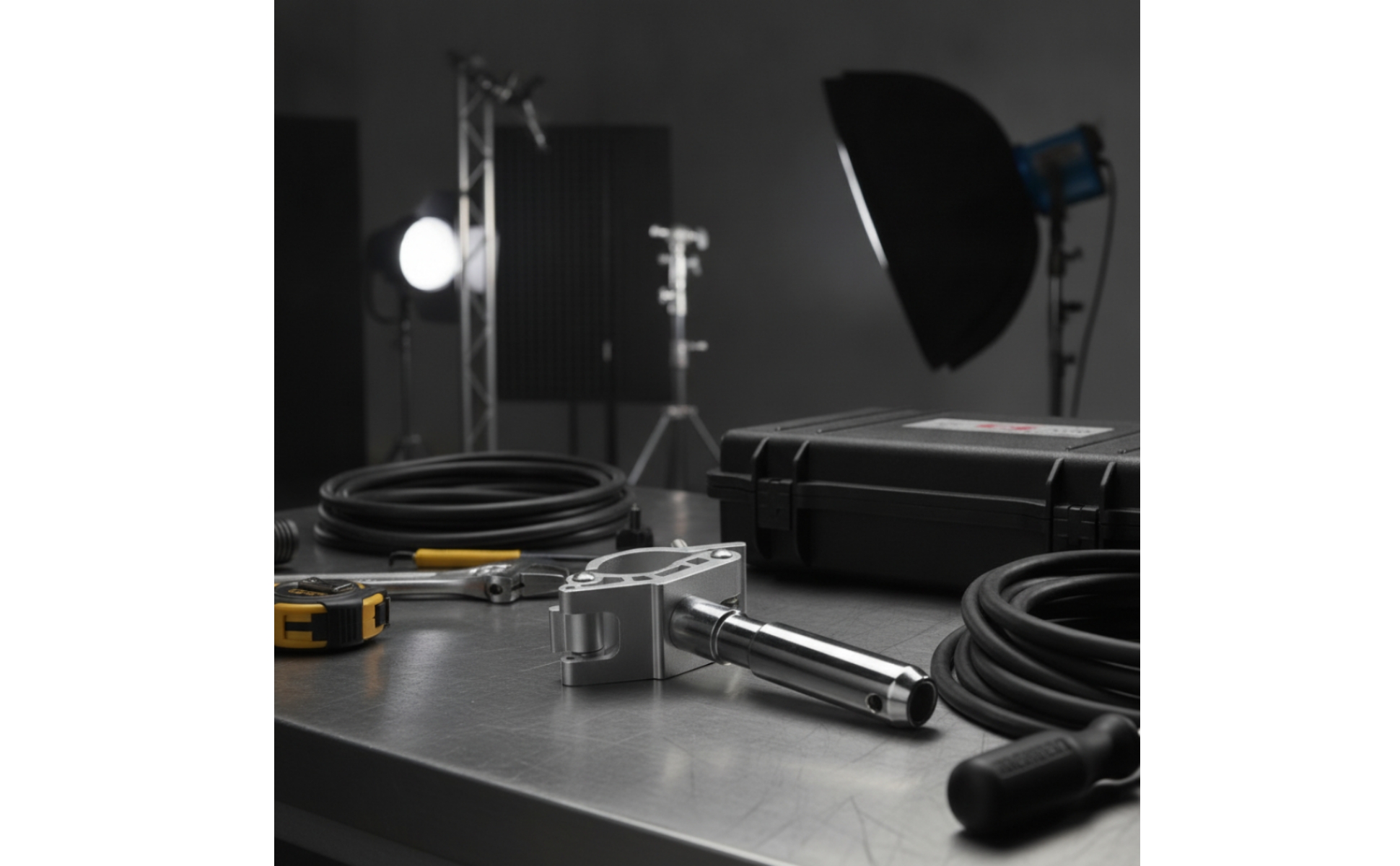 Metal Clamp with 28mm Connector Easy to Reposition Studio Tube Clamp Heavy Duty