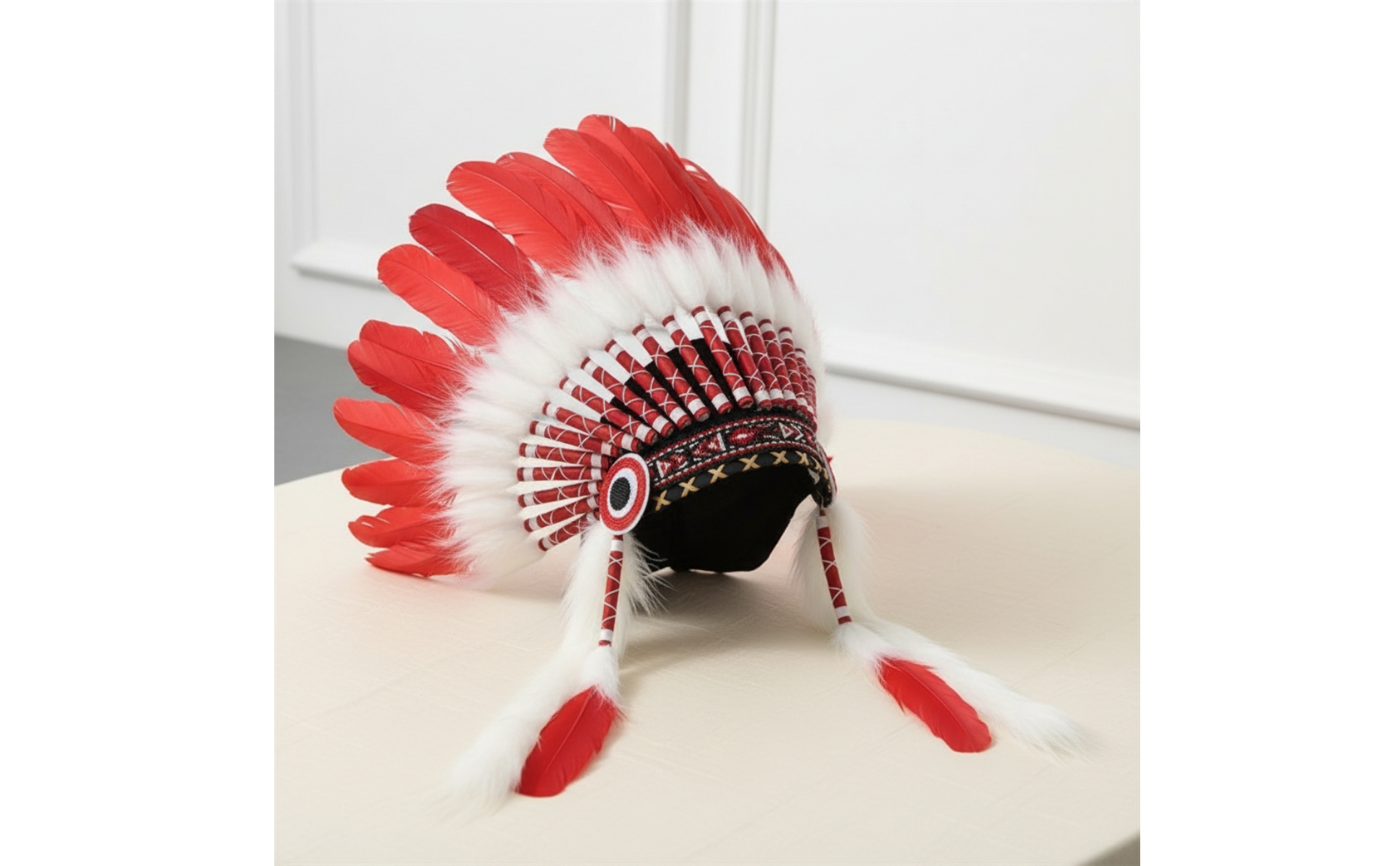 Feather Headdress Costume Feather Headband Dramatic for Photography, Cosplayers