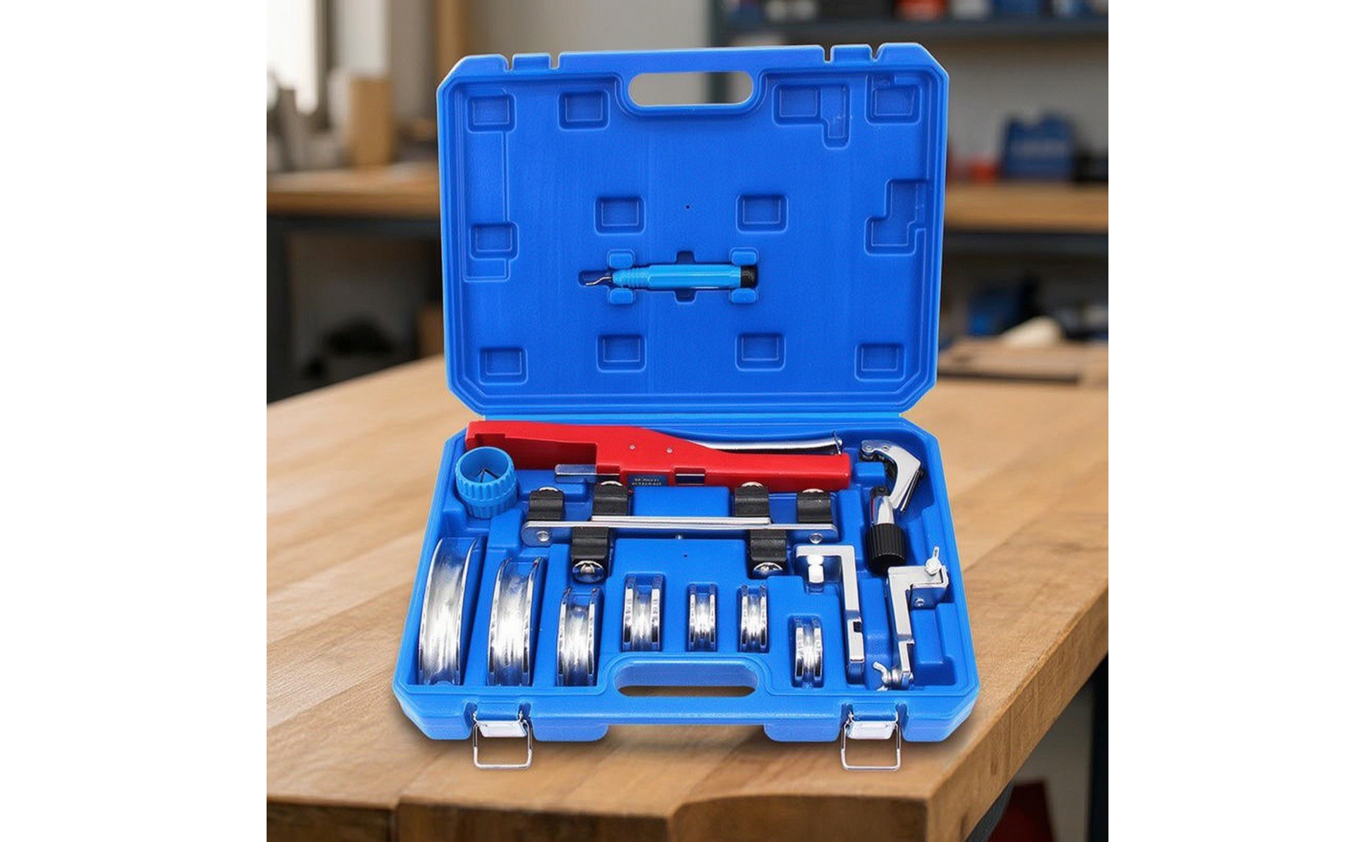 Ratchet Tube Bender 90-Degree Tube Bender Kit Interchangeable for Plumbers