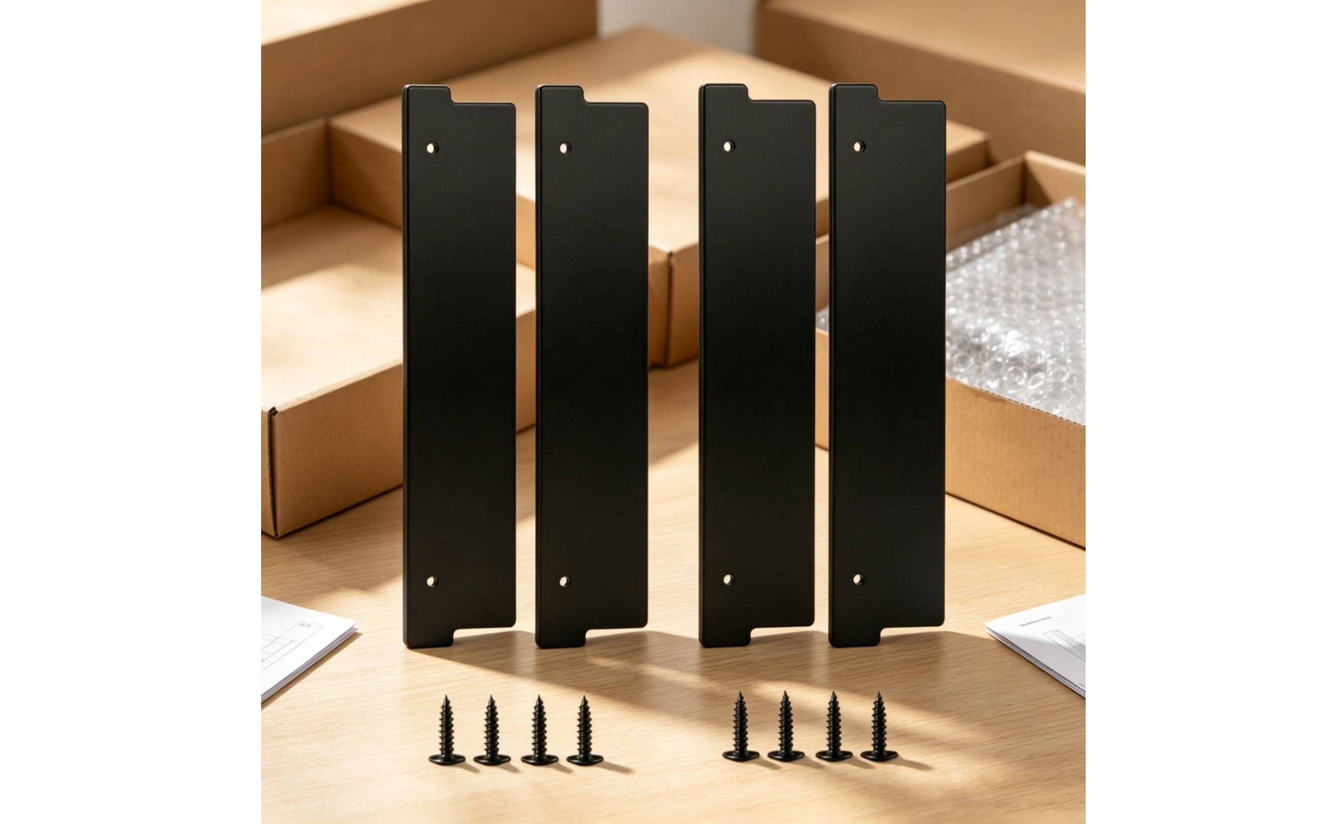 4 Pieces Bathroom Stall Privacy Strip Frosted for Facility Managers, Contractors