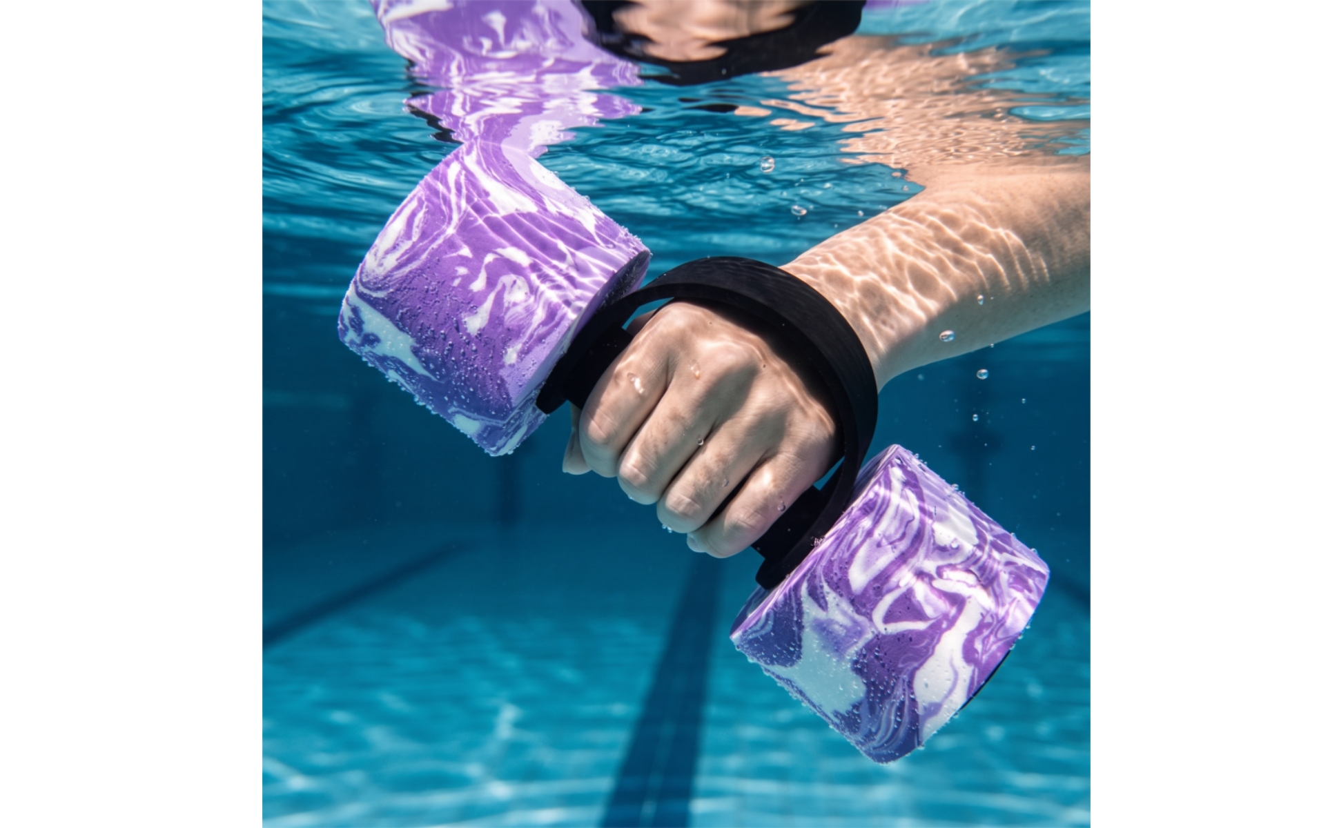 Water Dumbbell Waterproof Aquatic Dumbbell Floating for Aqua Aerobics, Swimmers