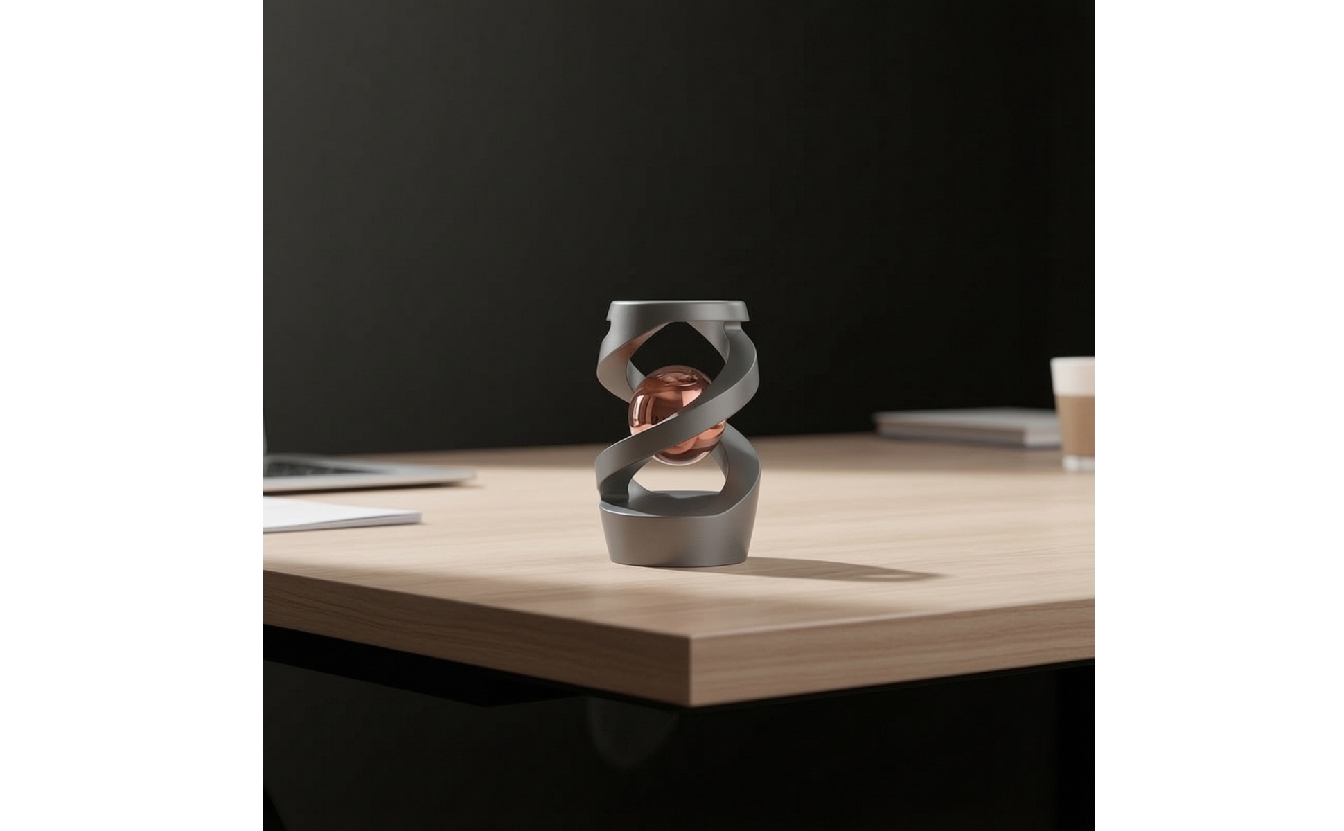 Metal Rotating Top Aluminum Alloy Rotating Top Toy Stress-Relief for Study Table