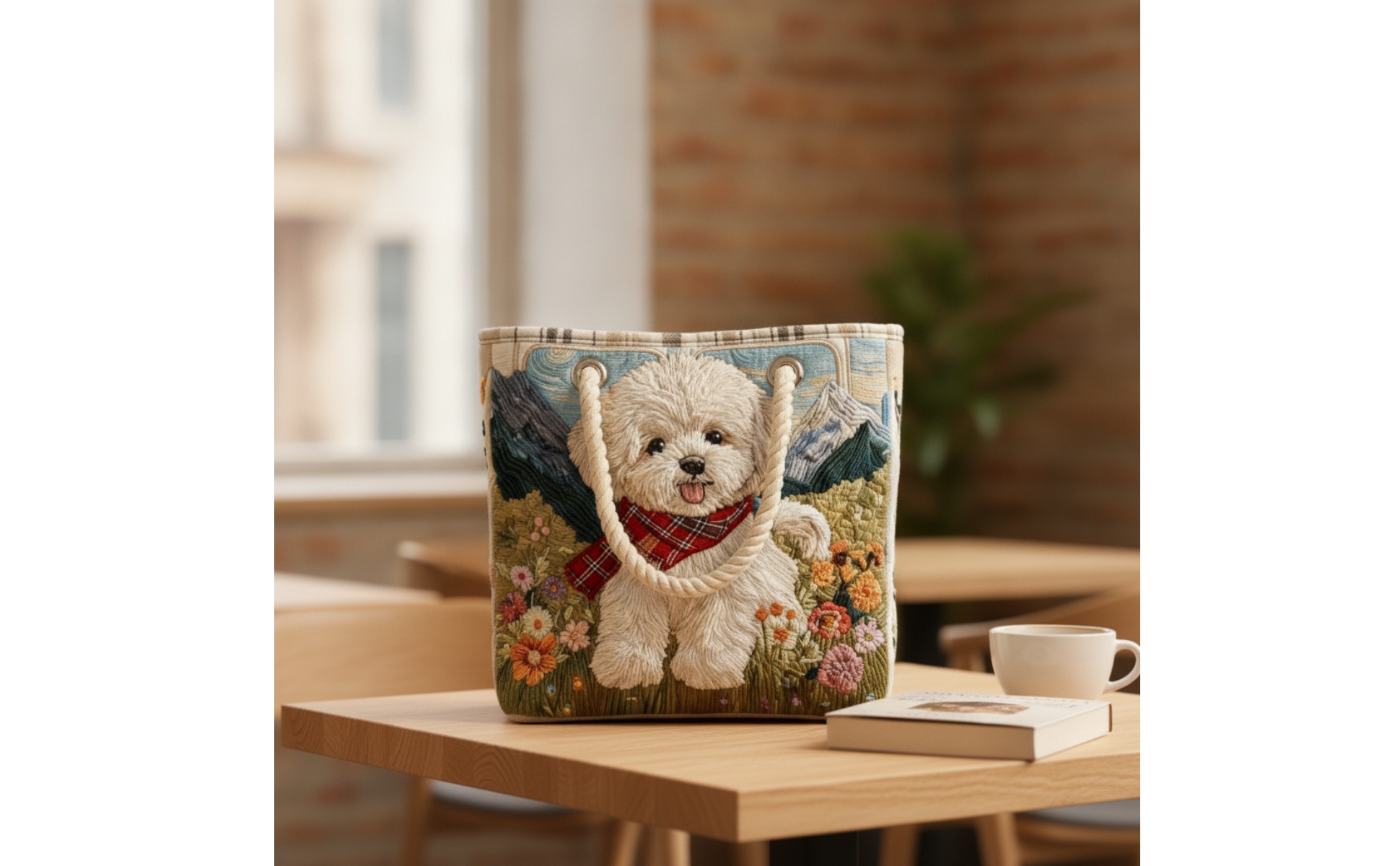 Tote Bag with Rope Handles Soft-Structured Quilted Tote Bag Large for Travel