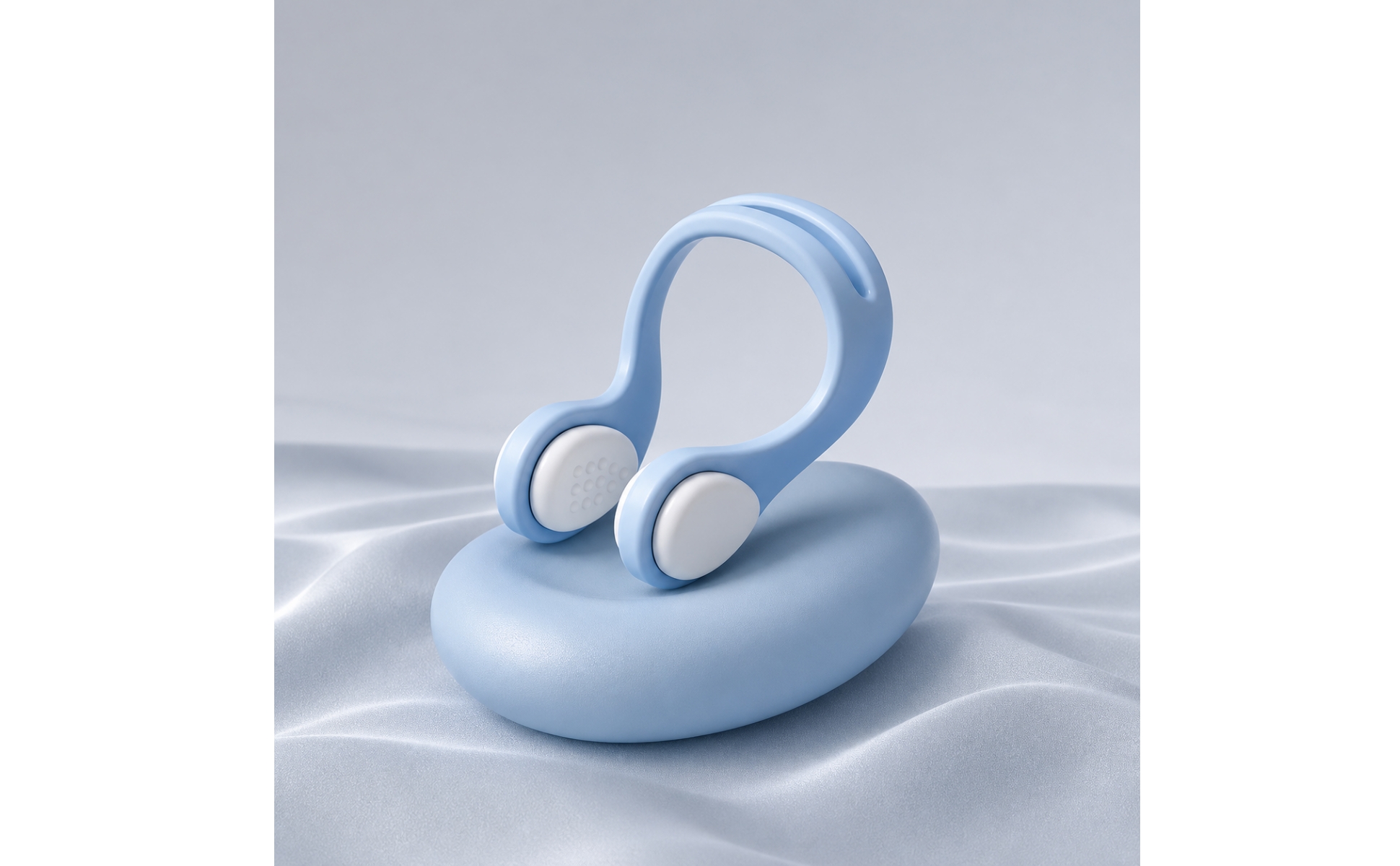 Schwimm-Nasenclip mit Halteband ergonomisch Schwimm-Nasenclip rutschfest