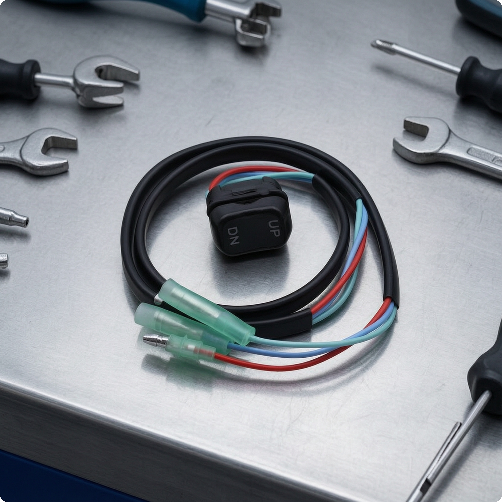 Trim and Tilt Switch Assembly Wired for Console