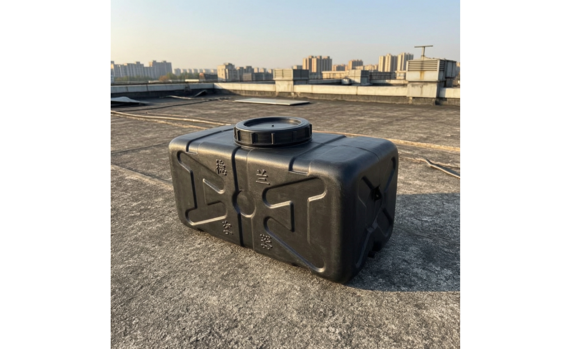 Solar Shower Tank Slimline Solar Water Tank Flat for Campers, Homeowners