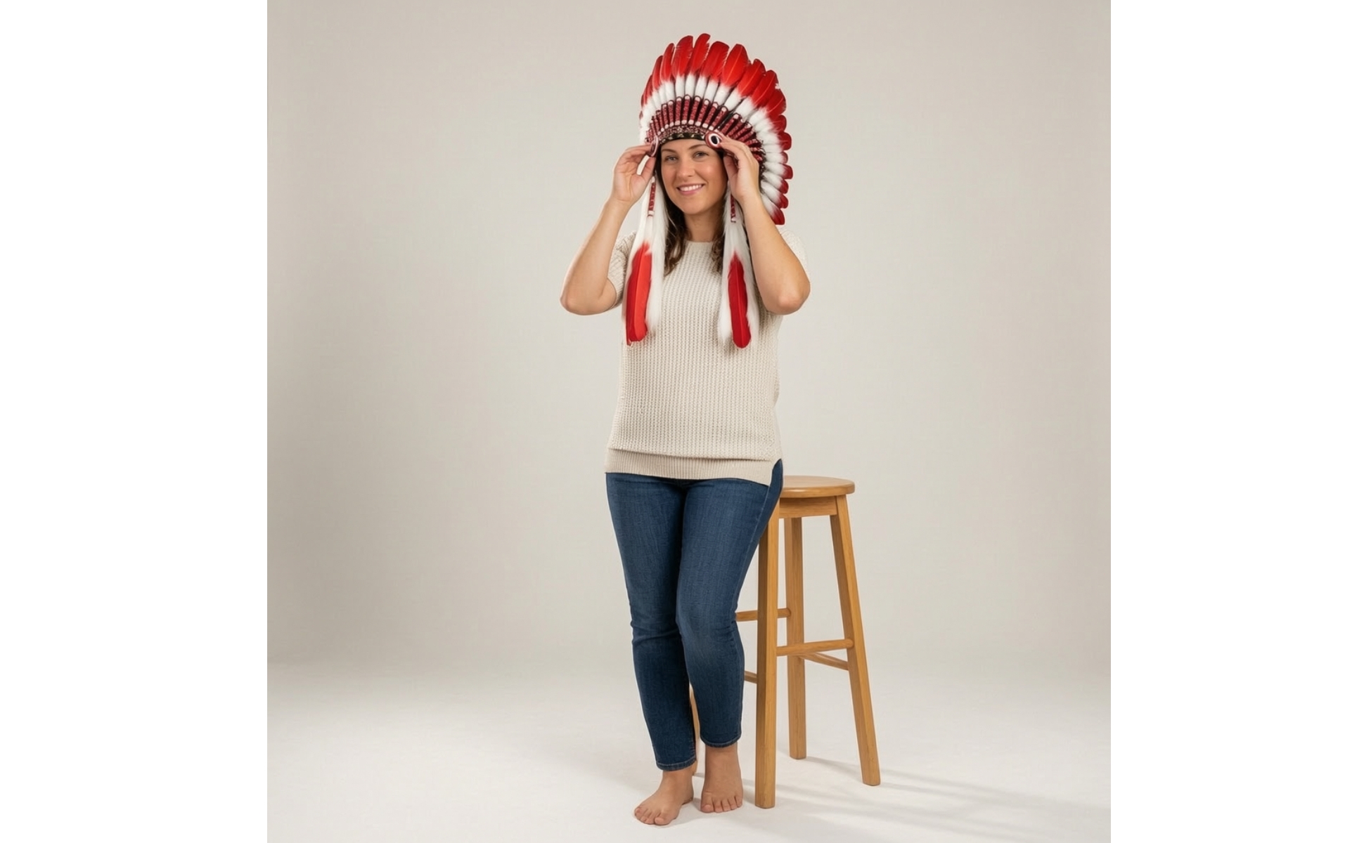 Feather Headdress Costume Feather Headband Dramatic for Photography, Cosplayers