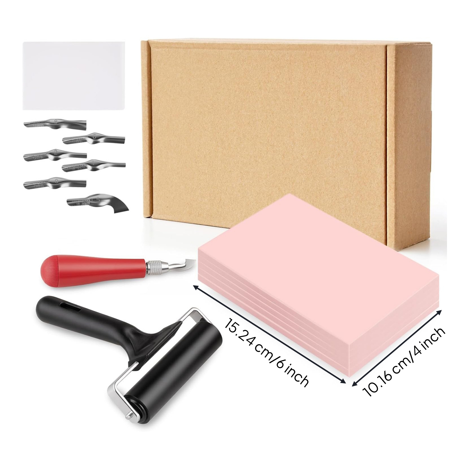 Linocut Starter Kit Interchangeable Linocut Tools Set Accurate