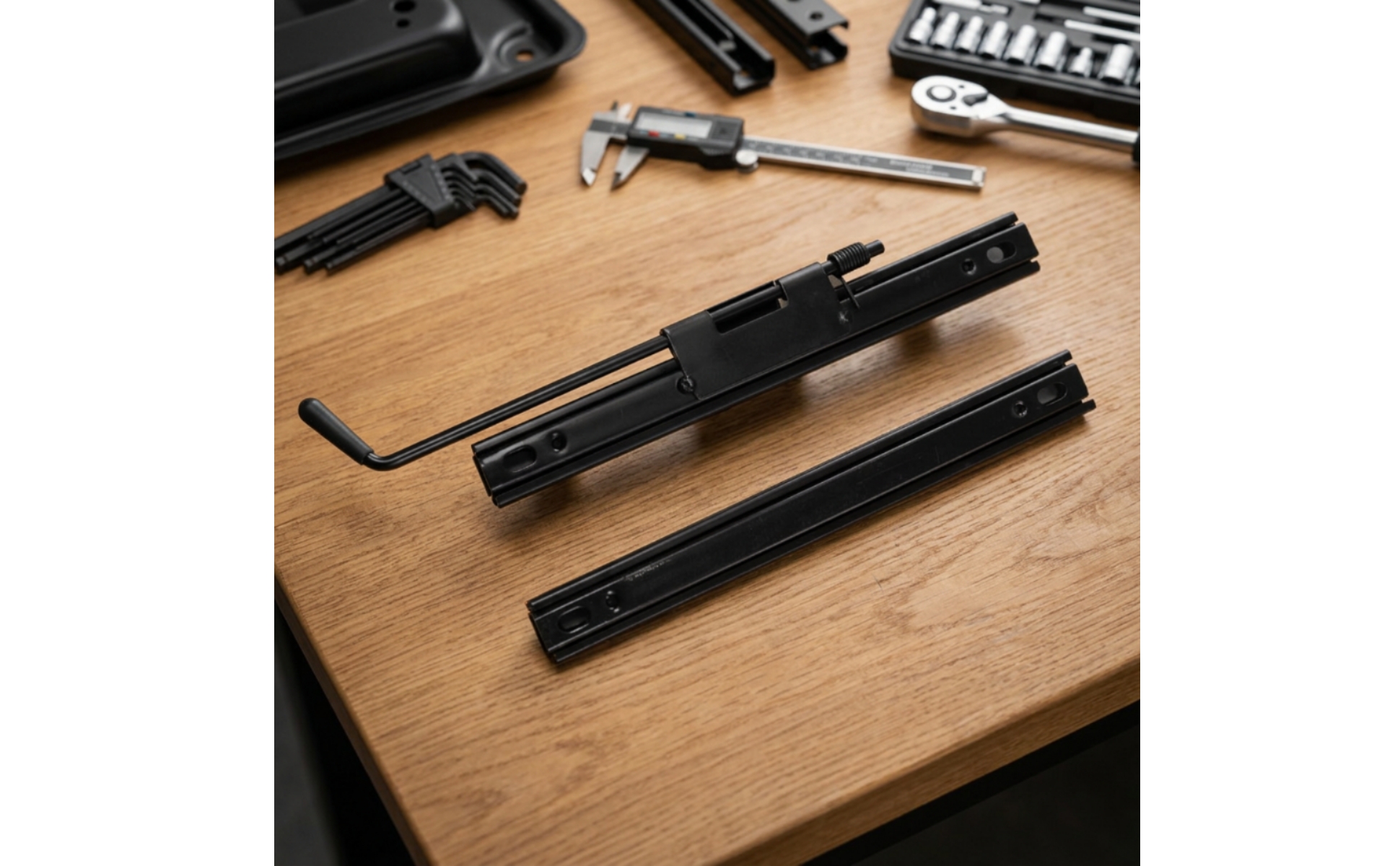 Seat Slide Rail Assembly Manual Seat Slider Track Assembly Adjustable for DIYers