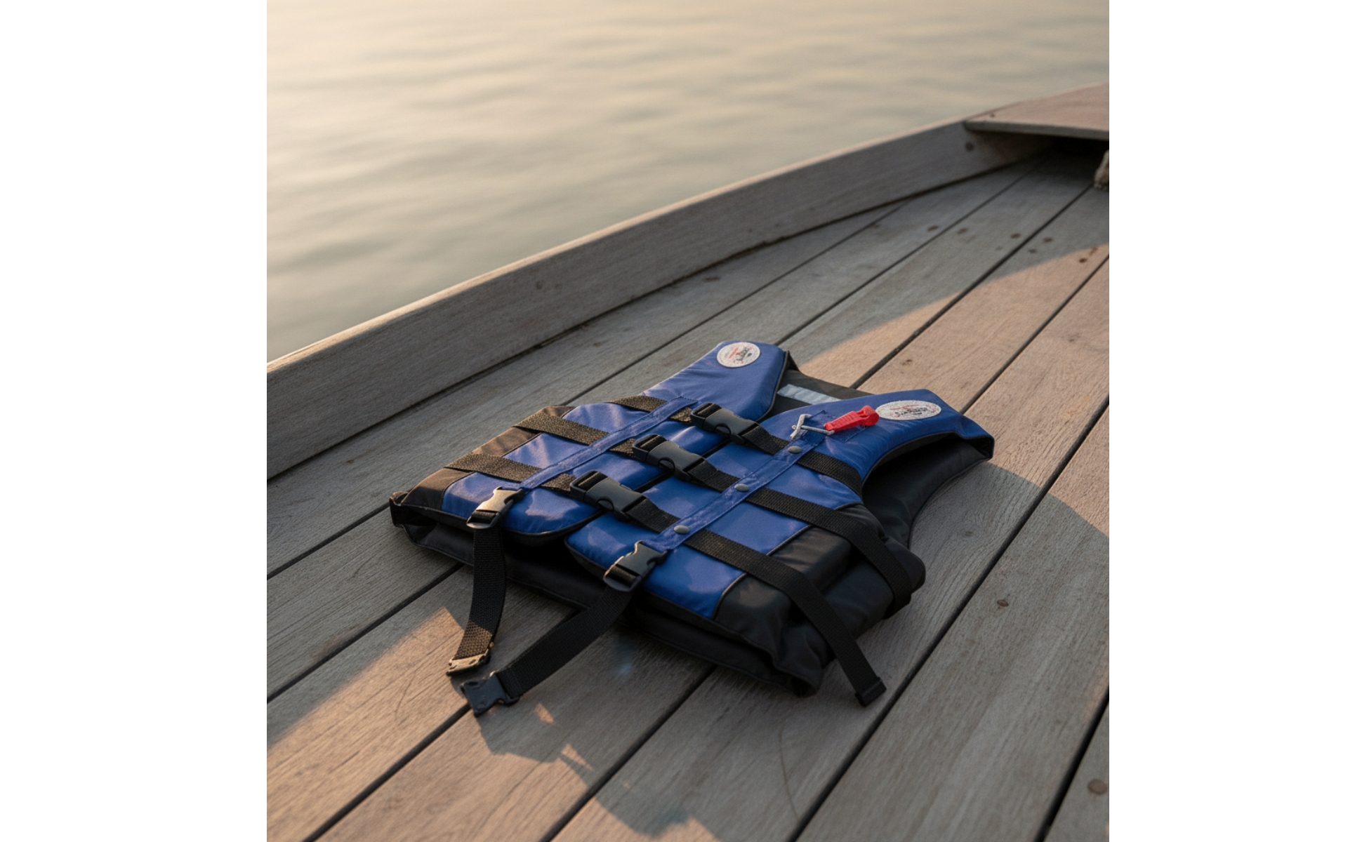 Life Vest with Buckles Adjustable Buoyancy Vest with Straps Padded for Boaters
