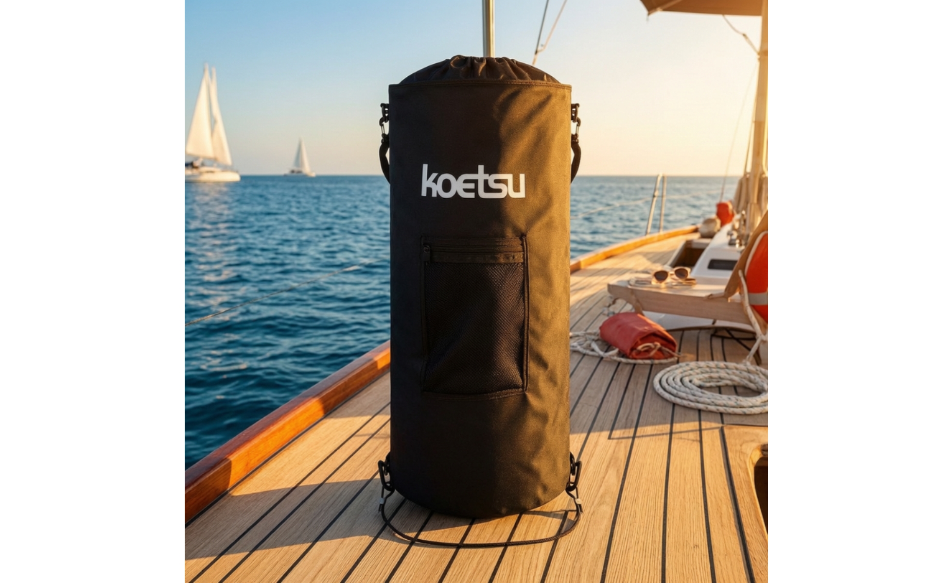 Boat Trash Can with Hanging Straps Leak-Resistant for Boats, Yachts, Sailors