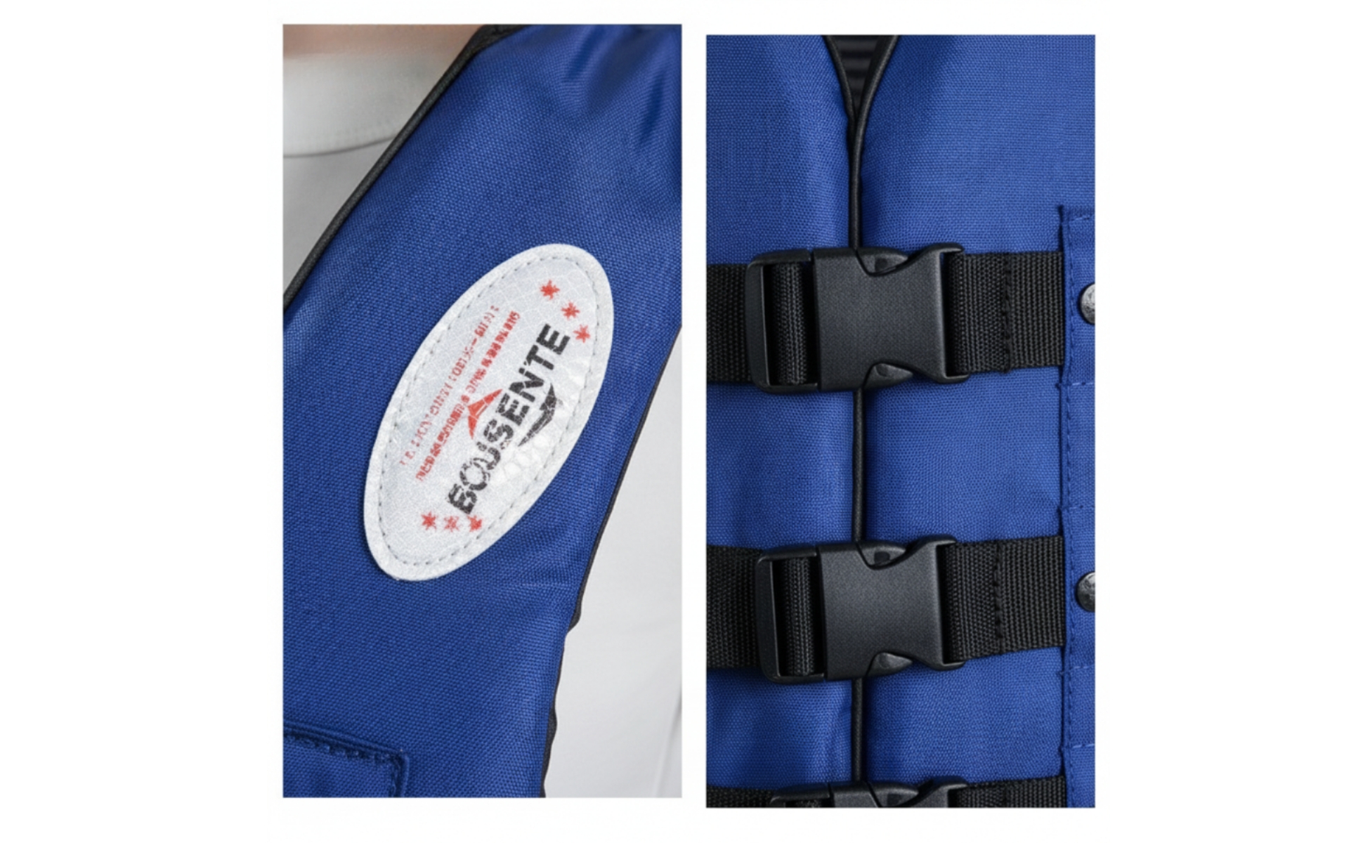 Life Vest with Buckles Adjustable Buoyancy Vest with Straps Padded for Boaters