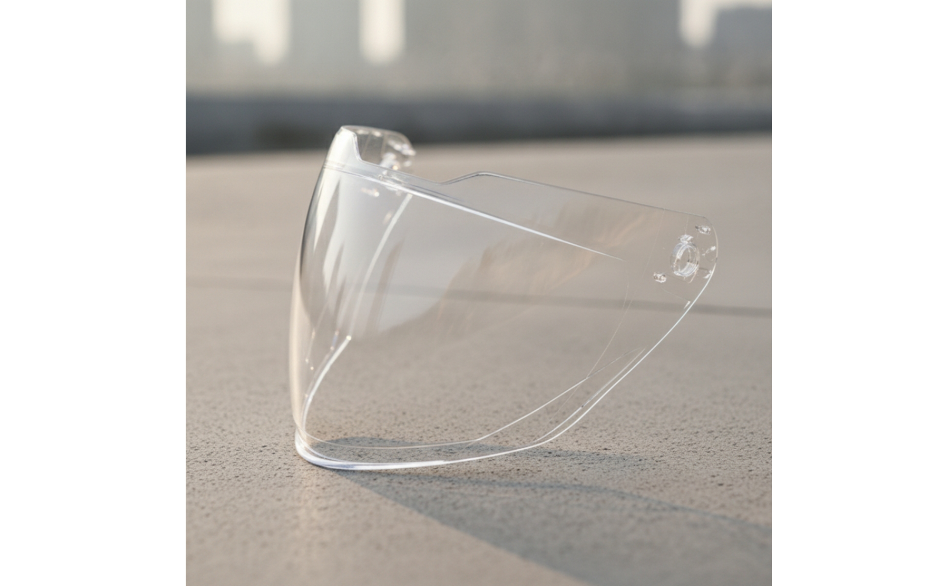 Ersatzvisier Klar Helmvisier Transparent für Straßenverkehr, Motorradfahrer