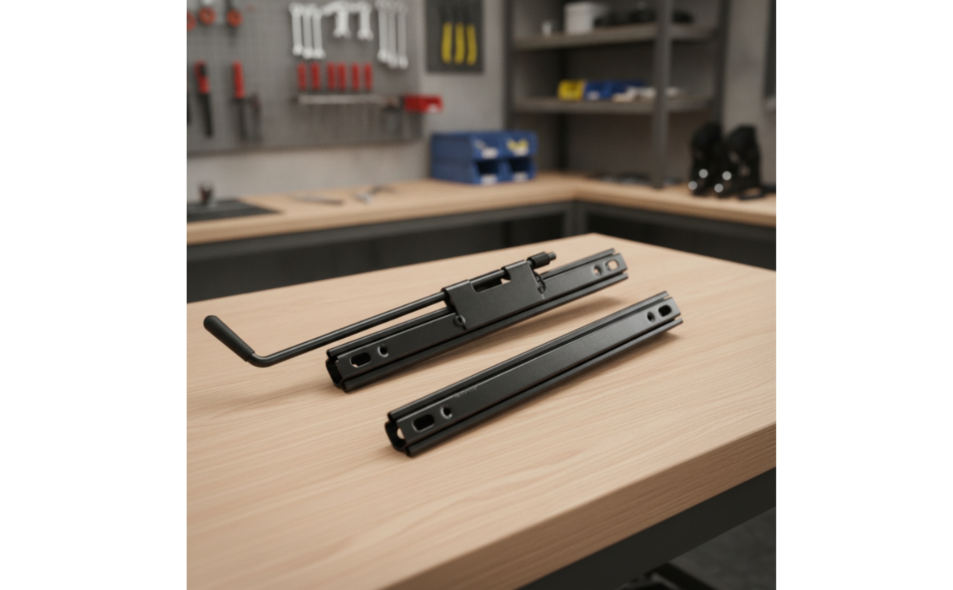 Seat Slide Rail Assembly Manual Seat Slider Track Assembly Adjustable for DIYers