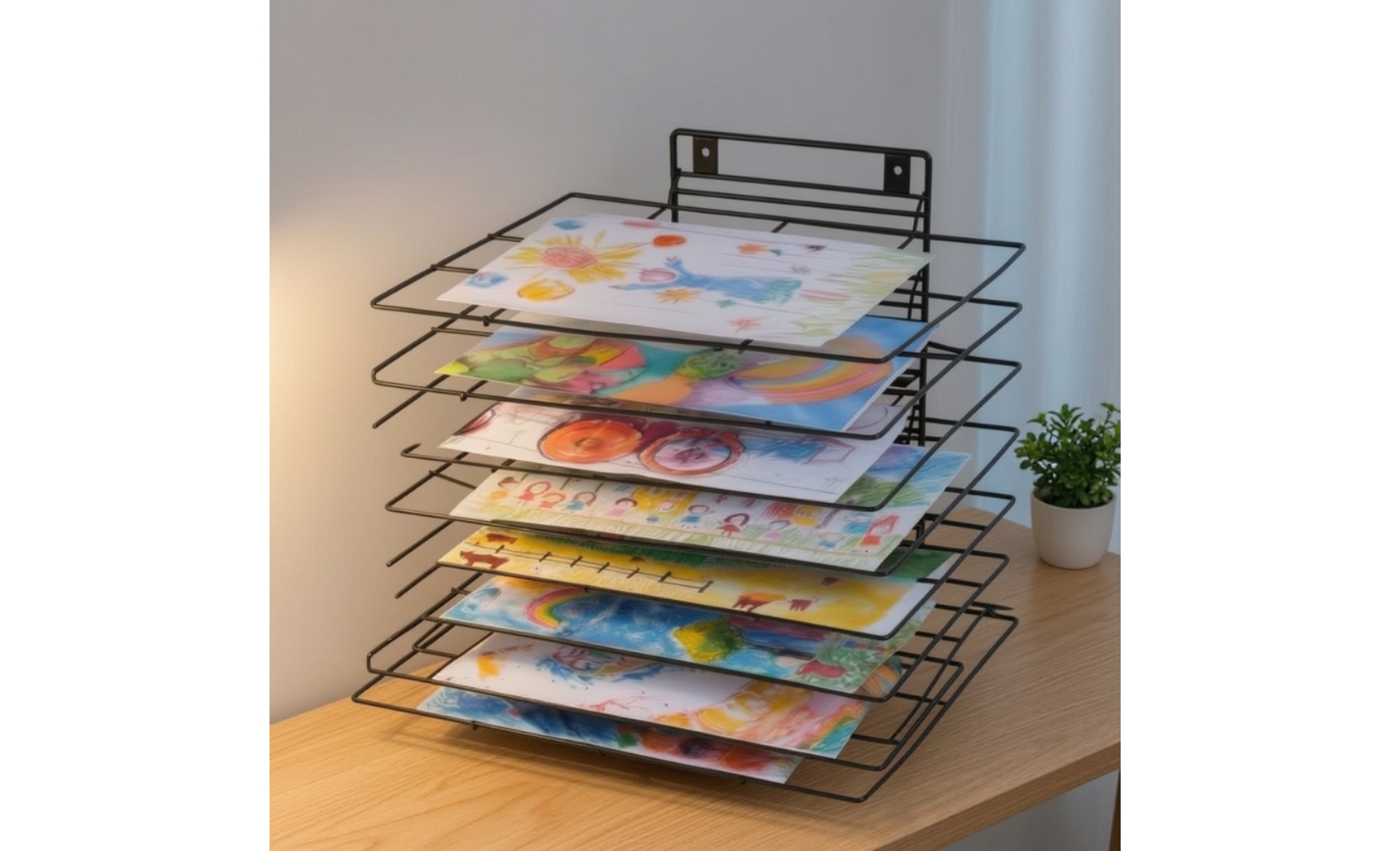 Art Drying Rack with Removable Shelves 8-Tier for Classroom, Teachers, Students