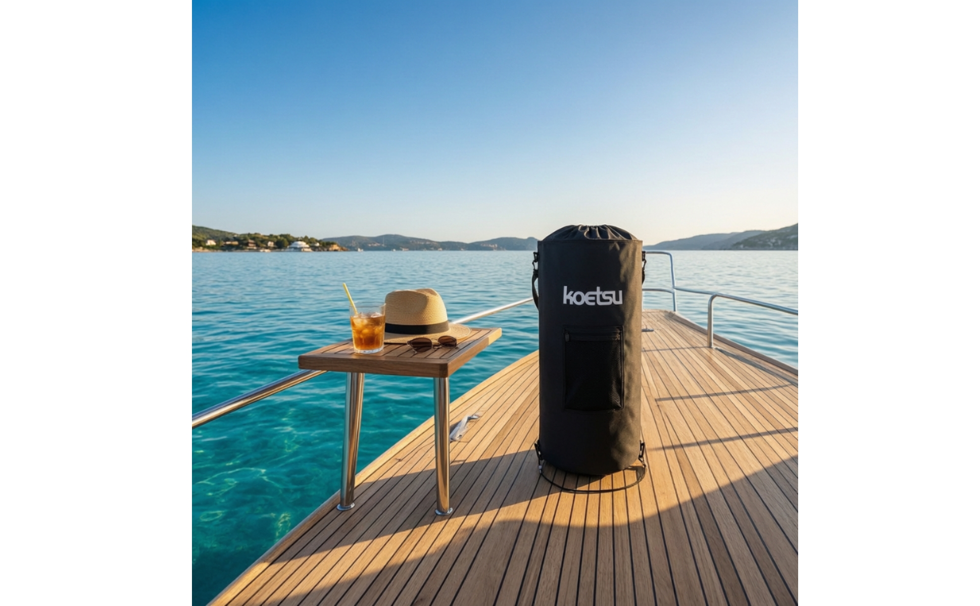 Boat Trash Can with Hanging Straps Leak-Resistant for Boats, Yachts, Sailors