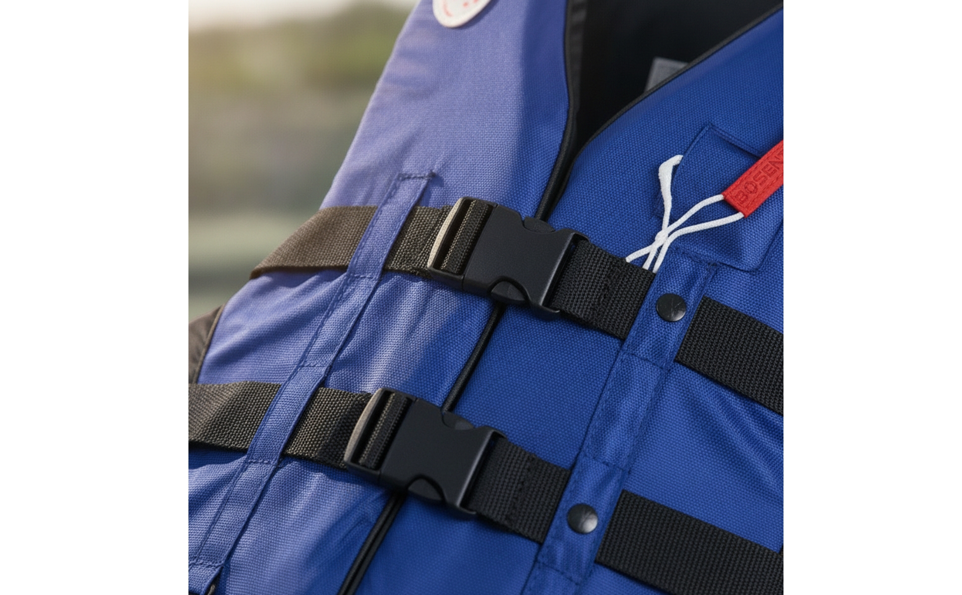 Life Vest with Buckles Adjustable Buoyancy Vest with Straps Padded for Boaters