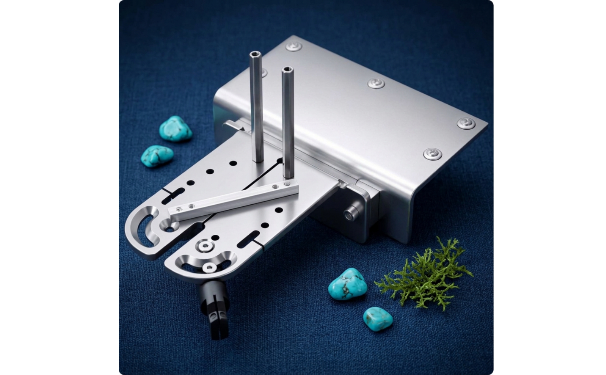 Jeweler's Workbench Clamp V-Slot Metalworking Clamp with Mounting Block