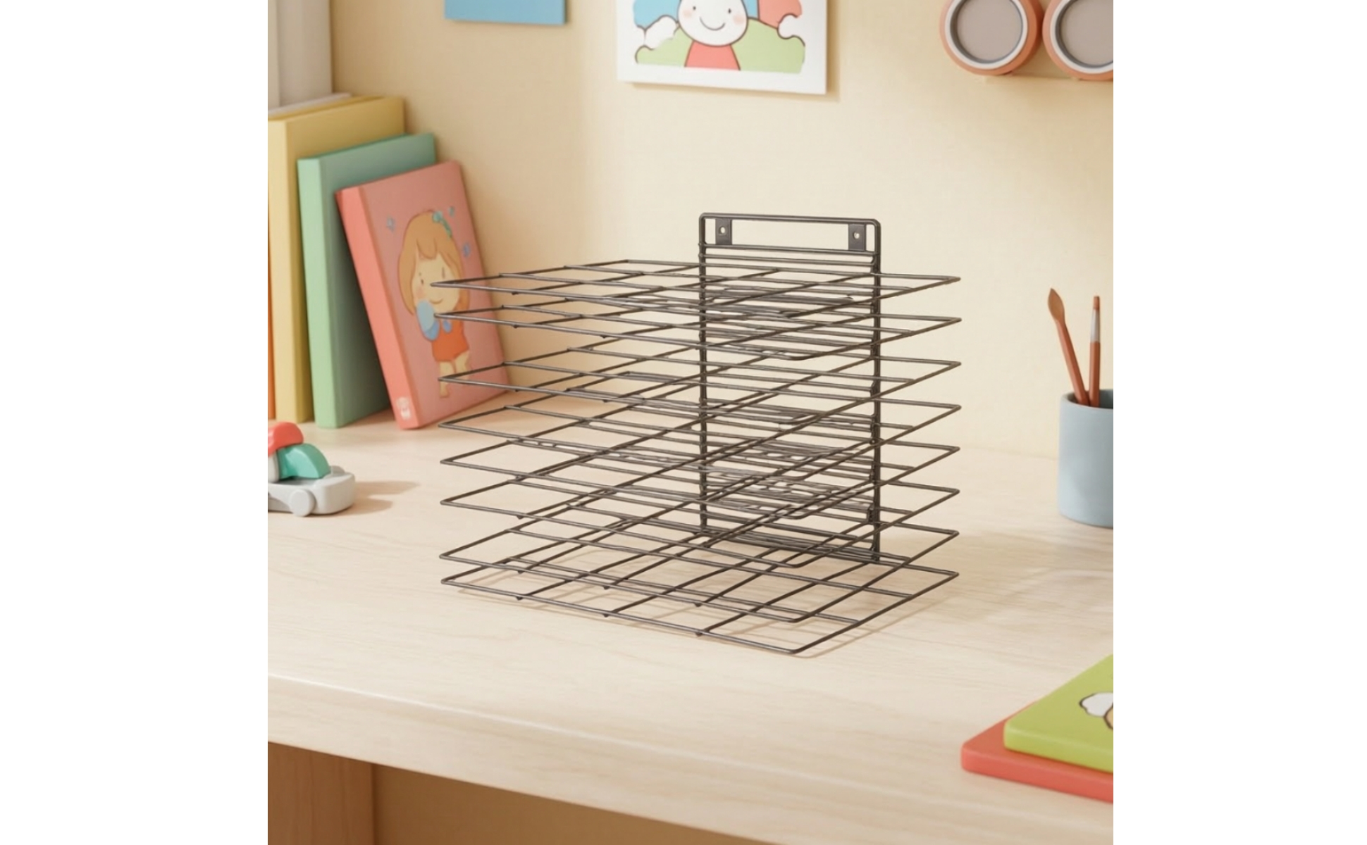 Art Drying Rack with Removable Shelves 8-Tier for Classroom, Teachers, Students