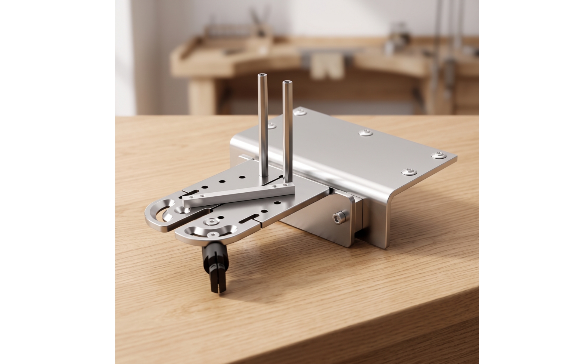Jeweler's Workbench Clamp V-Slot Metalworking Clamp with Mounting Block