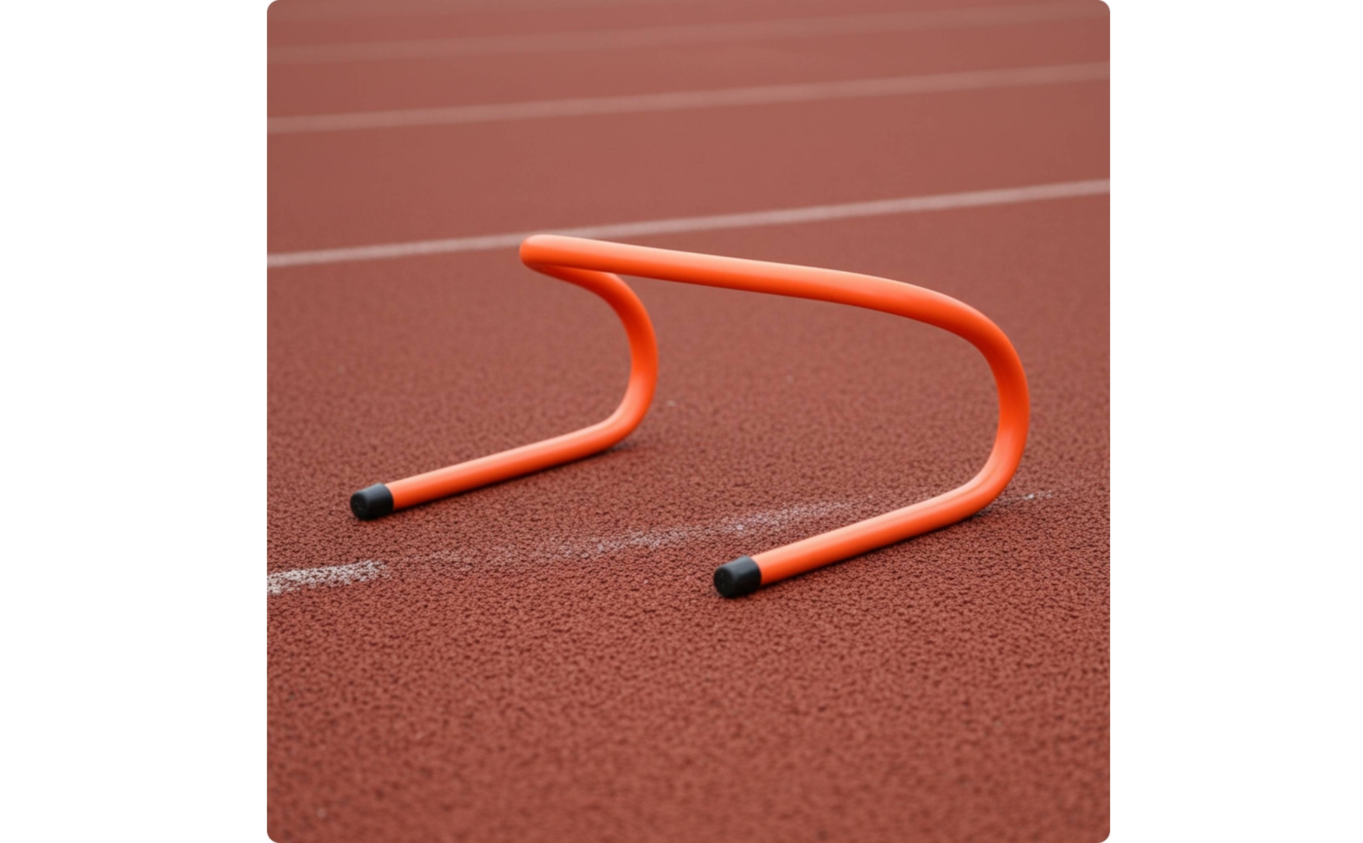 Athletic Training Hurdle Curved Speed Hurdle One-Piece for Athletes, Coaches