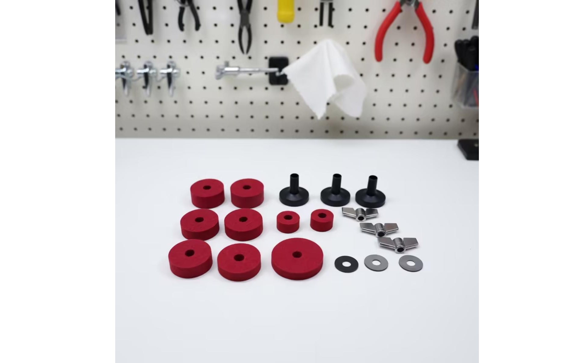 Drum Felt Kit with Washers Replacement Drum Felt Kit Compatible for Live Stage