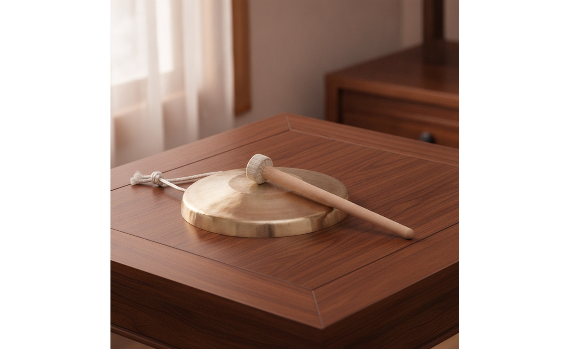 Copper Gong Traditional Gong Handmade for Rehearsal, Classroom, Performers