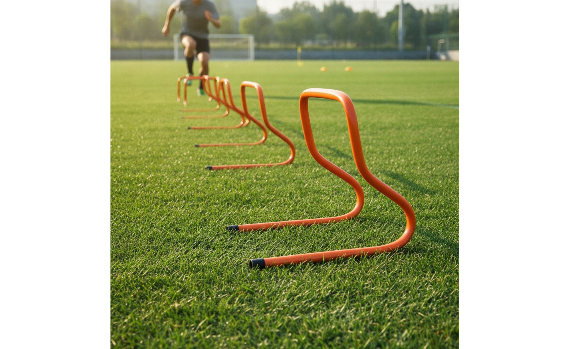 Athletic Training Hurdle Curved Speed Hurdle One-Piece for Athletes, Coaches