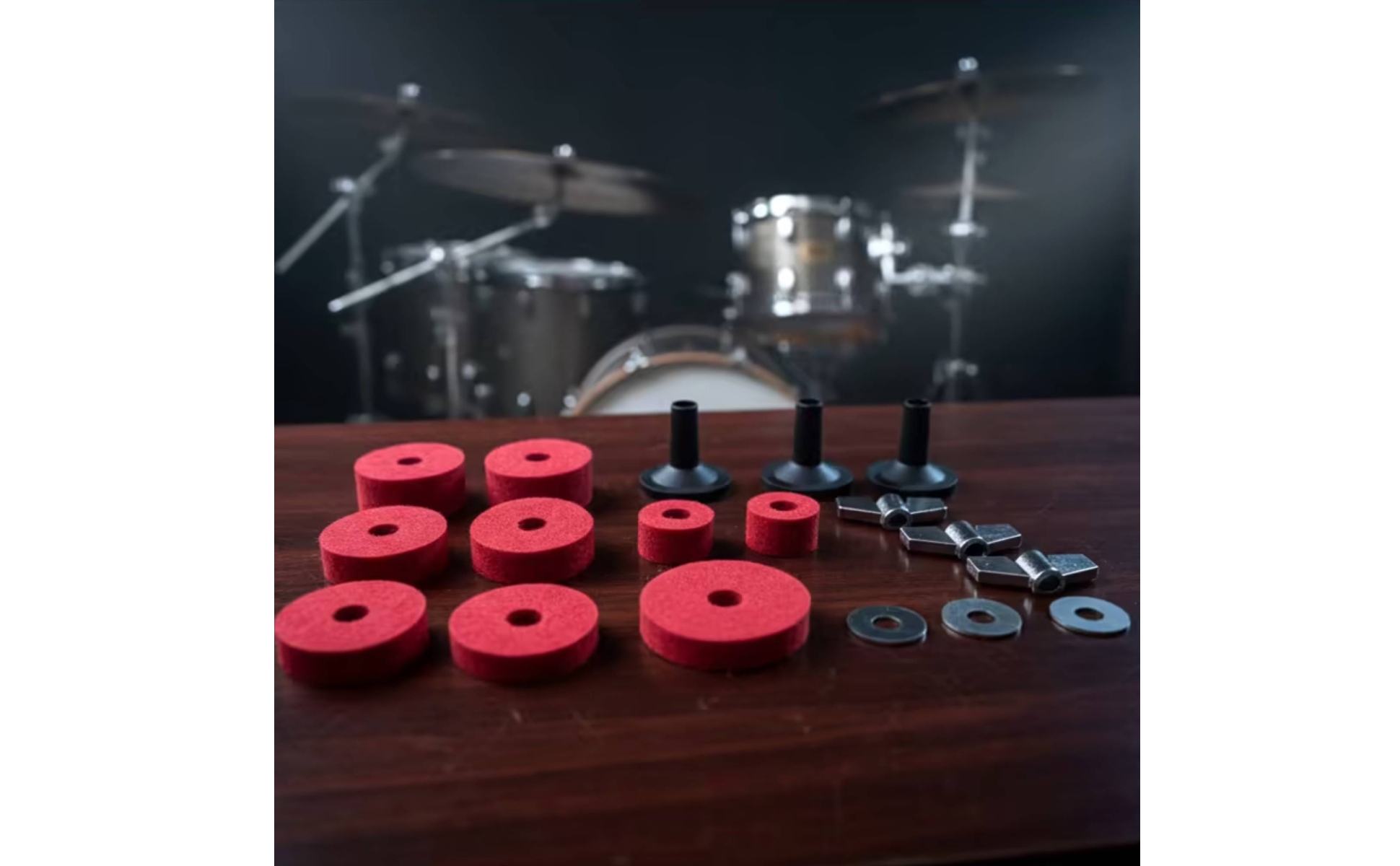 Drum Felt Kit with Washers Replacement Drum Felt Kit Compatible for Live Stage