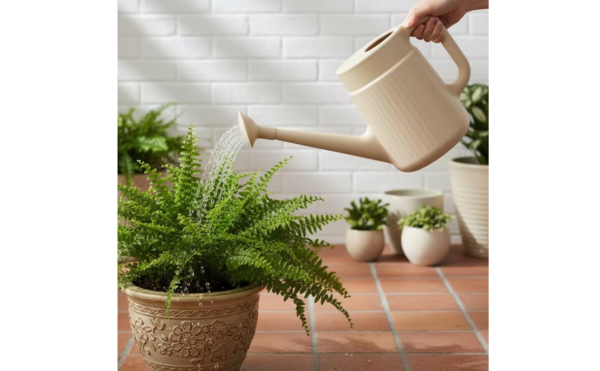 Watering Can with Long Spout Lightweight for Windowsill, Gardeners, Plant Lovers