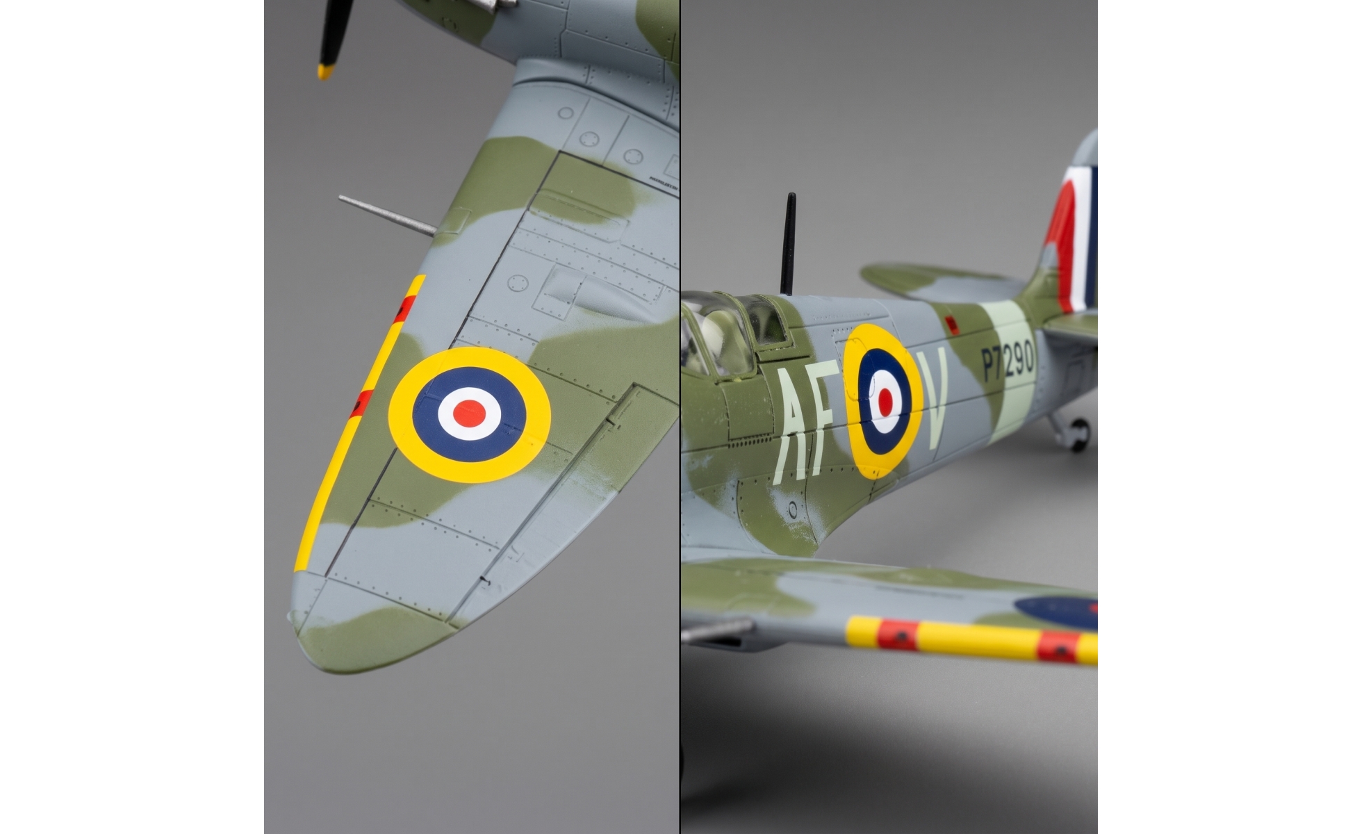 Historic Warbird Die-Cast Model Airplane WWII Historic Warbird Model Airplane