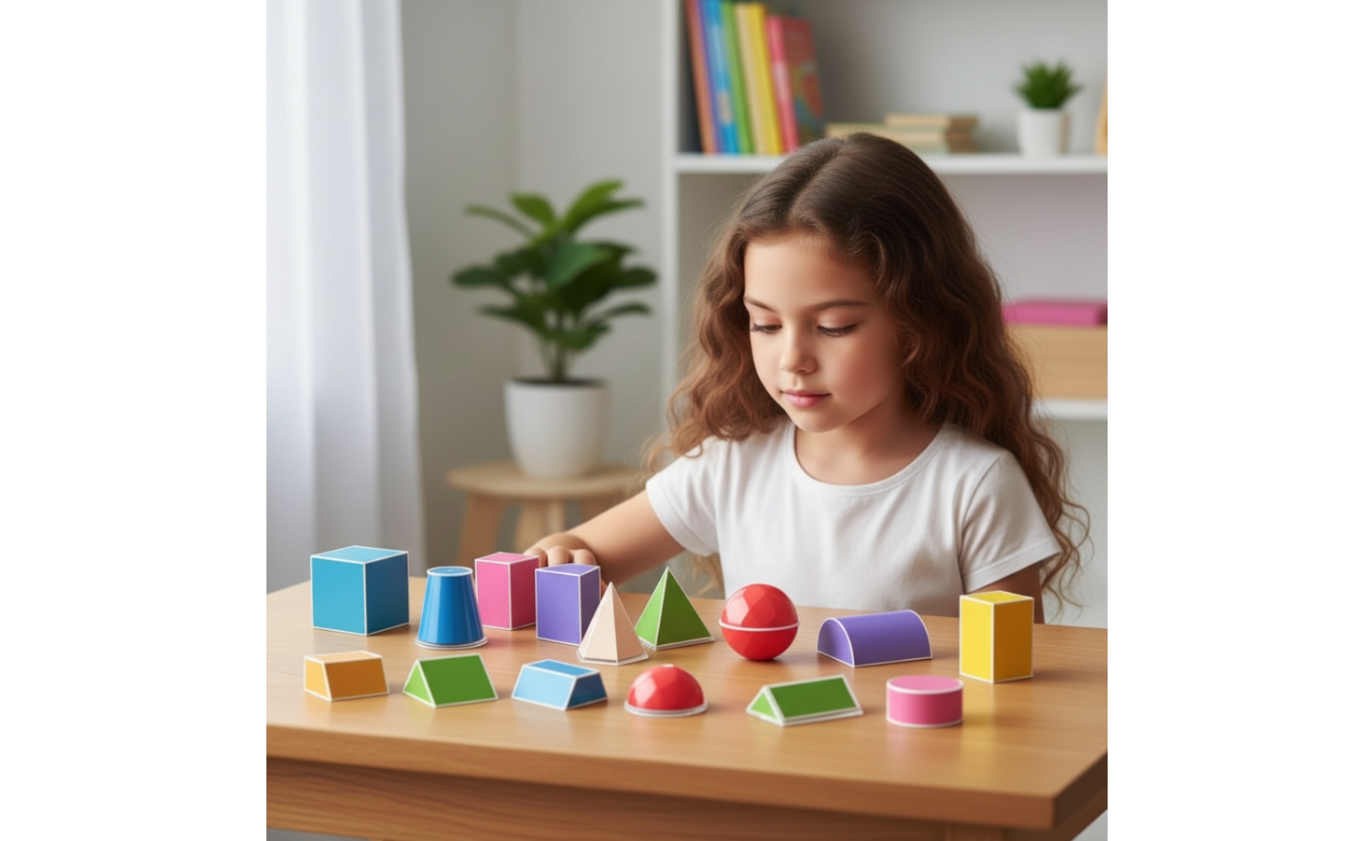 24 Pieces Geometry Teaching Model Kit Transparent for Classroom, Homeschooling
