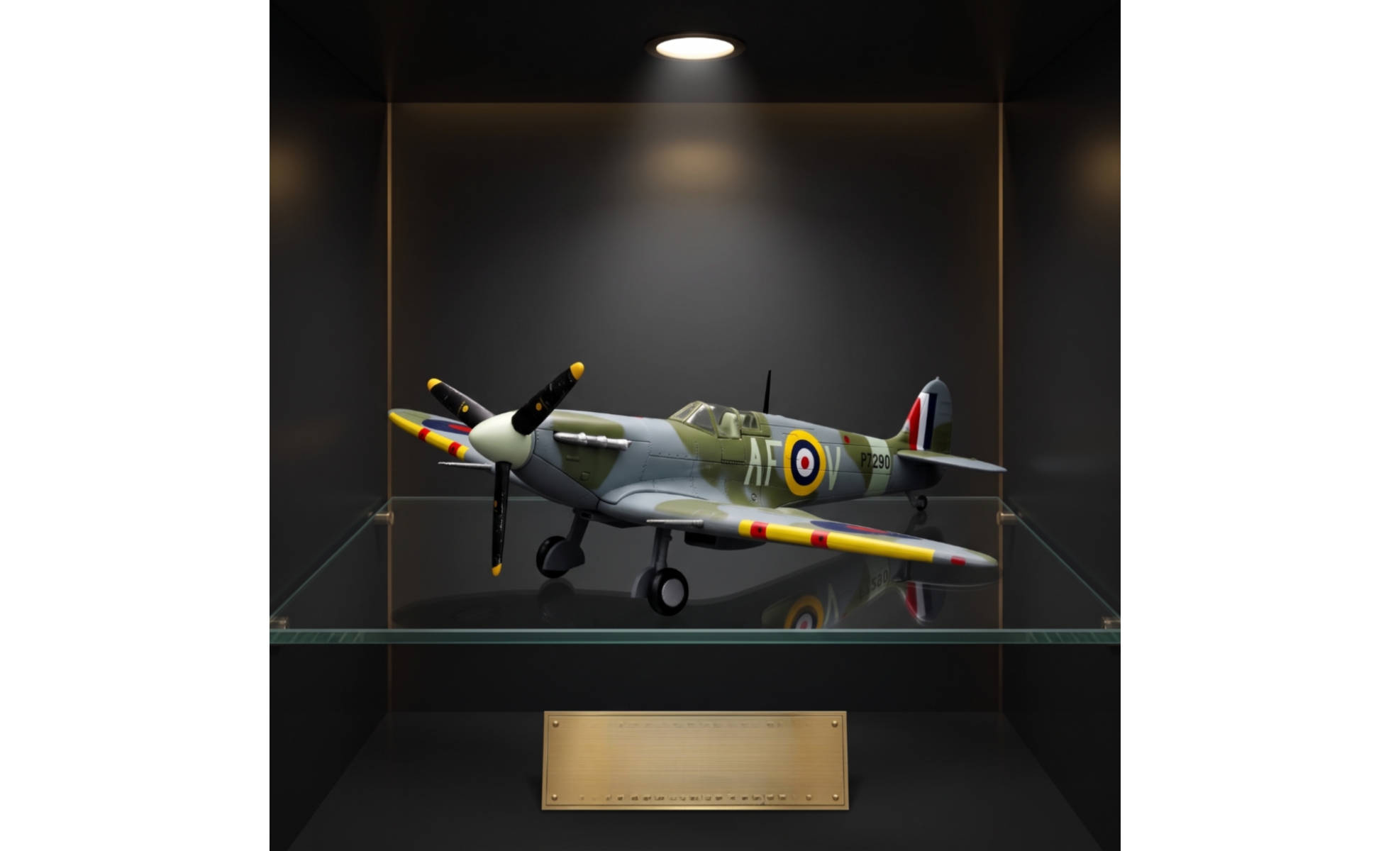 Historic Warbird Die-Cast Model Airplane WWII Historic Warbird Model Airplane