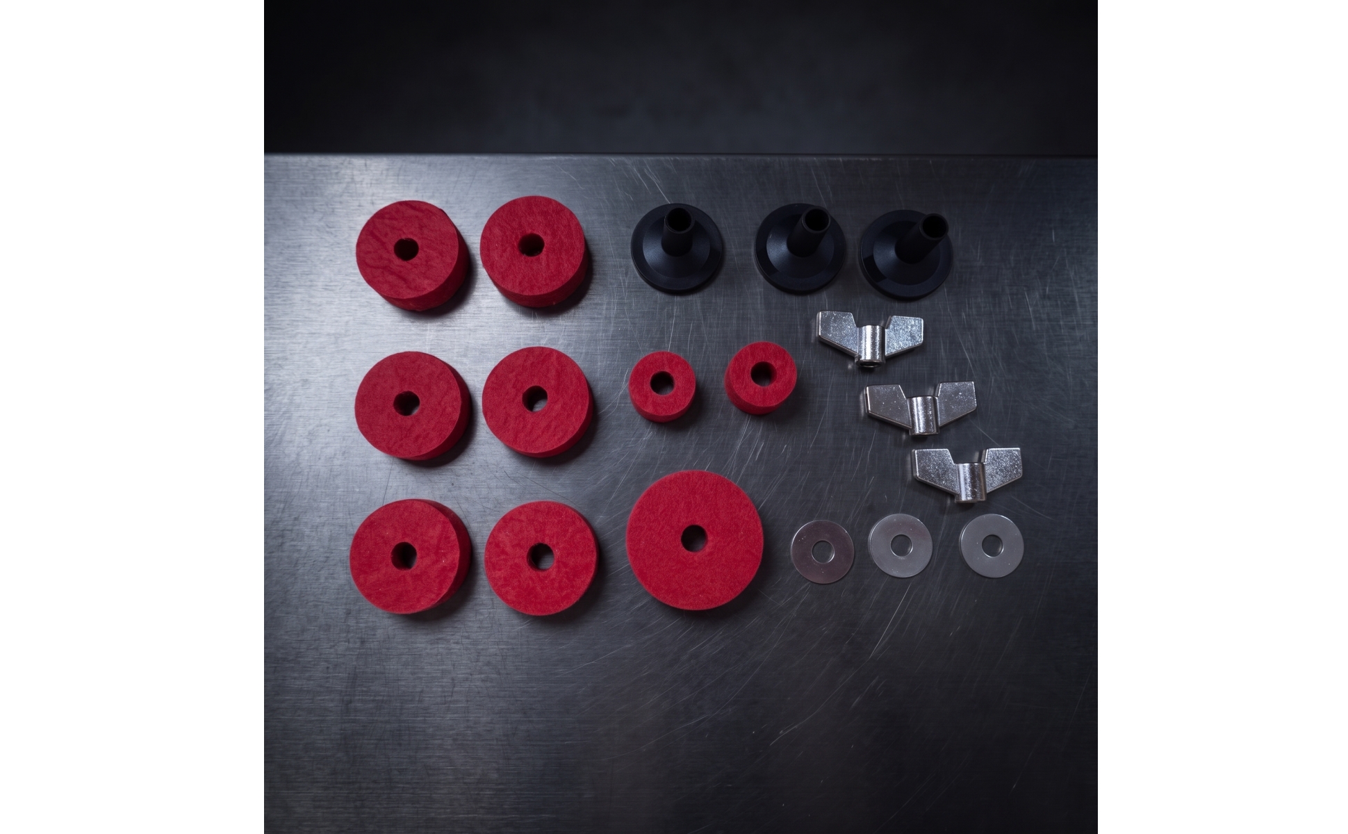 Drum Felt Kit with Washers Replacement Drum Felt Kit Compatible for Live Stage