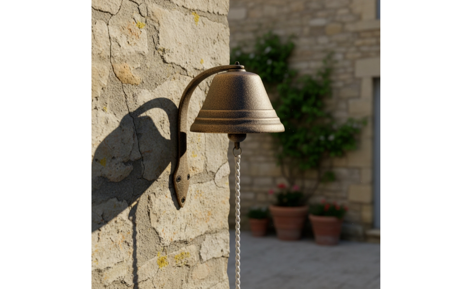 Cloche Murale Vintage Cloche En Fonte Antique pour Entrée, Portail