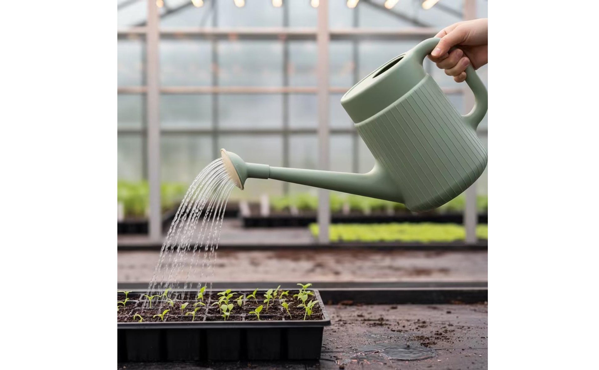 Watering Can with Long Spout Lightweight for Windowsill, Gardeners, Plant Lovers