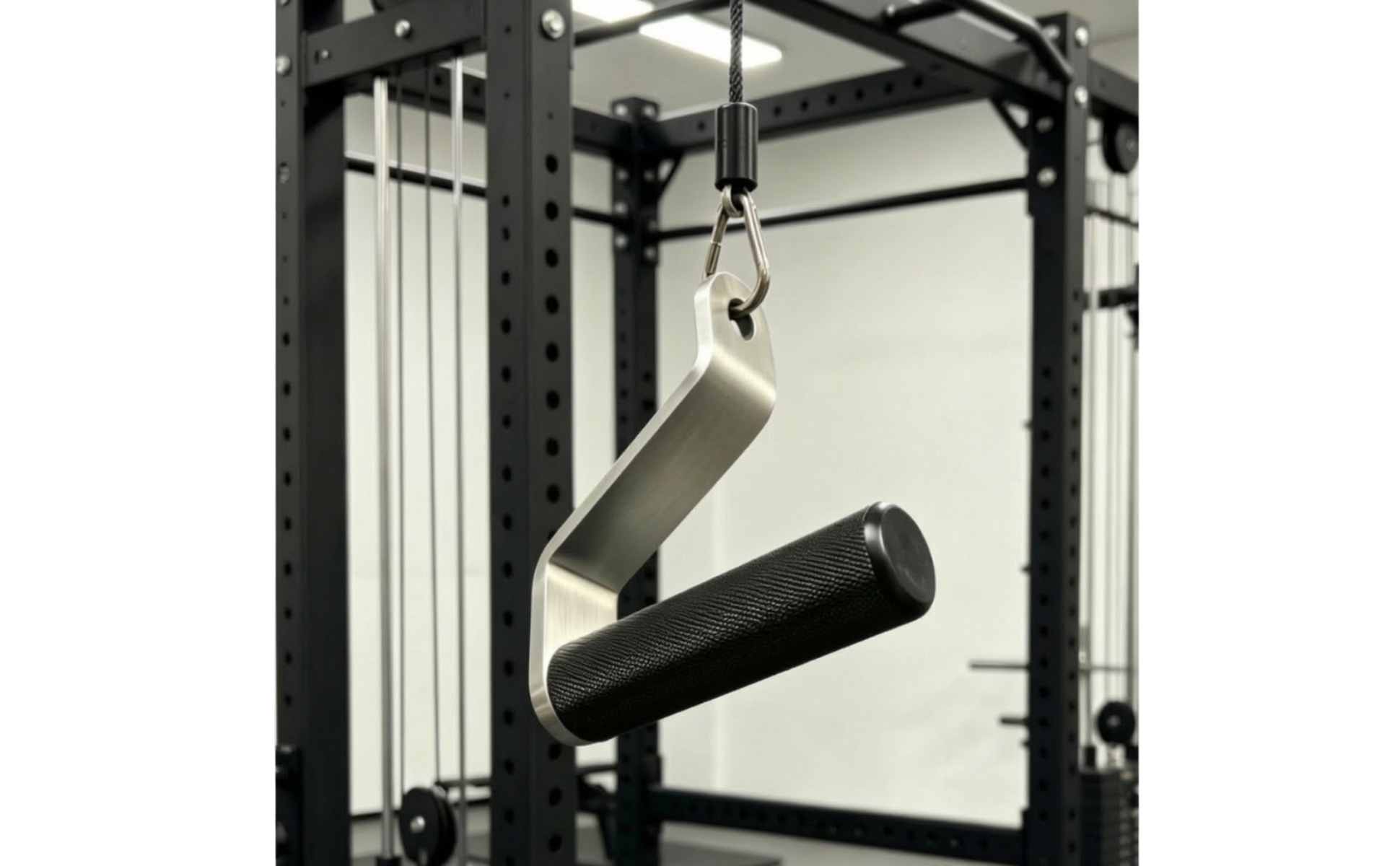 Pulldown Handle Non-Slip Gym Handle with Knurled Grip for Strength Training