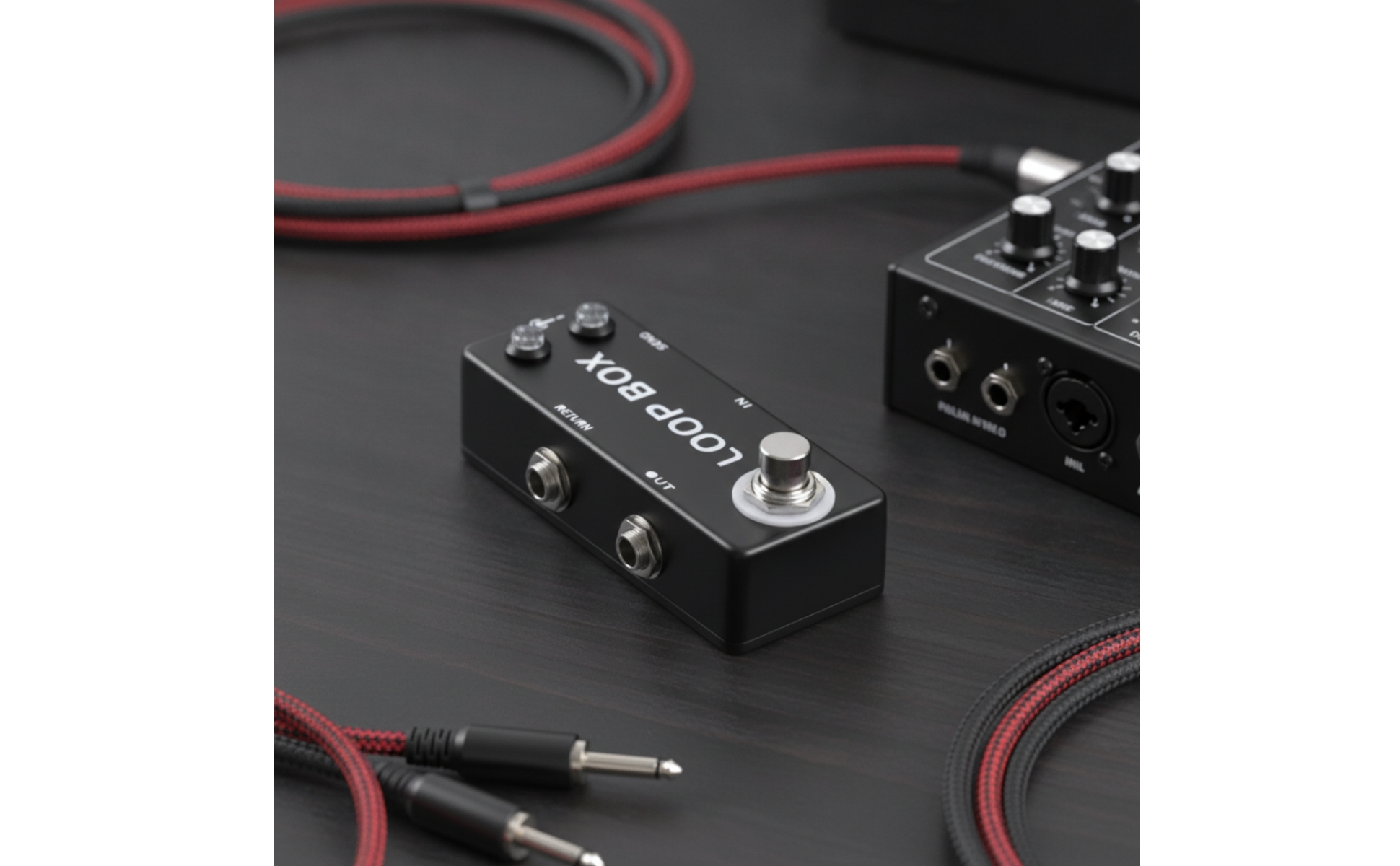 Loop Box Pedal Compact Guitar Loop Box True for Pedalboard, Guitarists