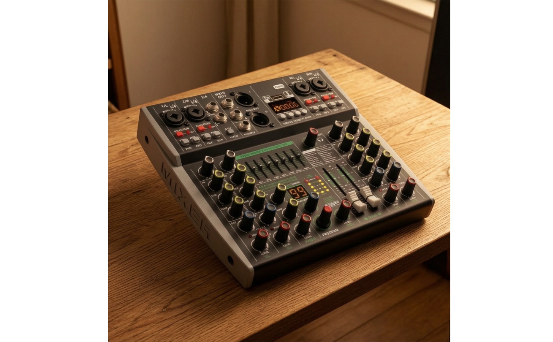 Mixer da Tavolo Digitale Mixer Audio con DSP Professionale per Musicisti, Fonici